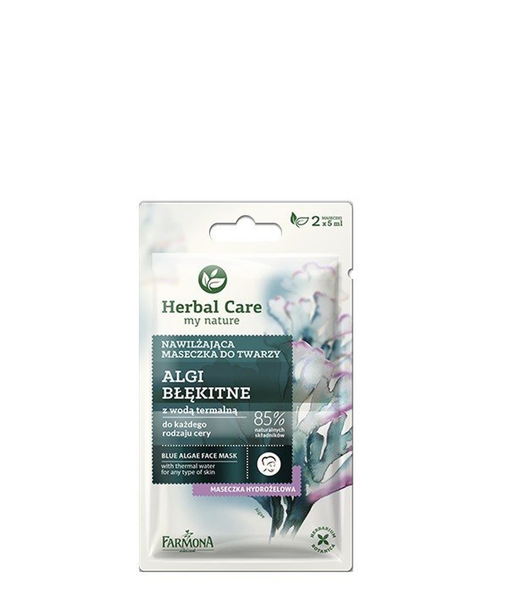 

Farmona Herbal Care Maseczka nawilżająca do twarzy Algi Błękitne 2 x 5ml
