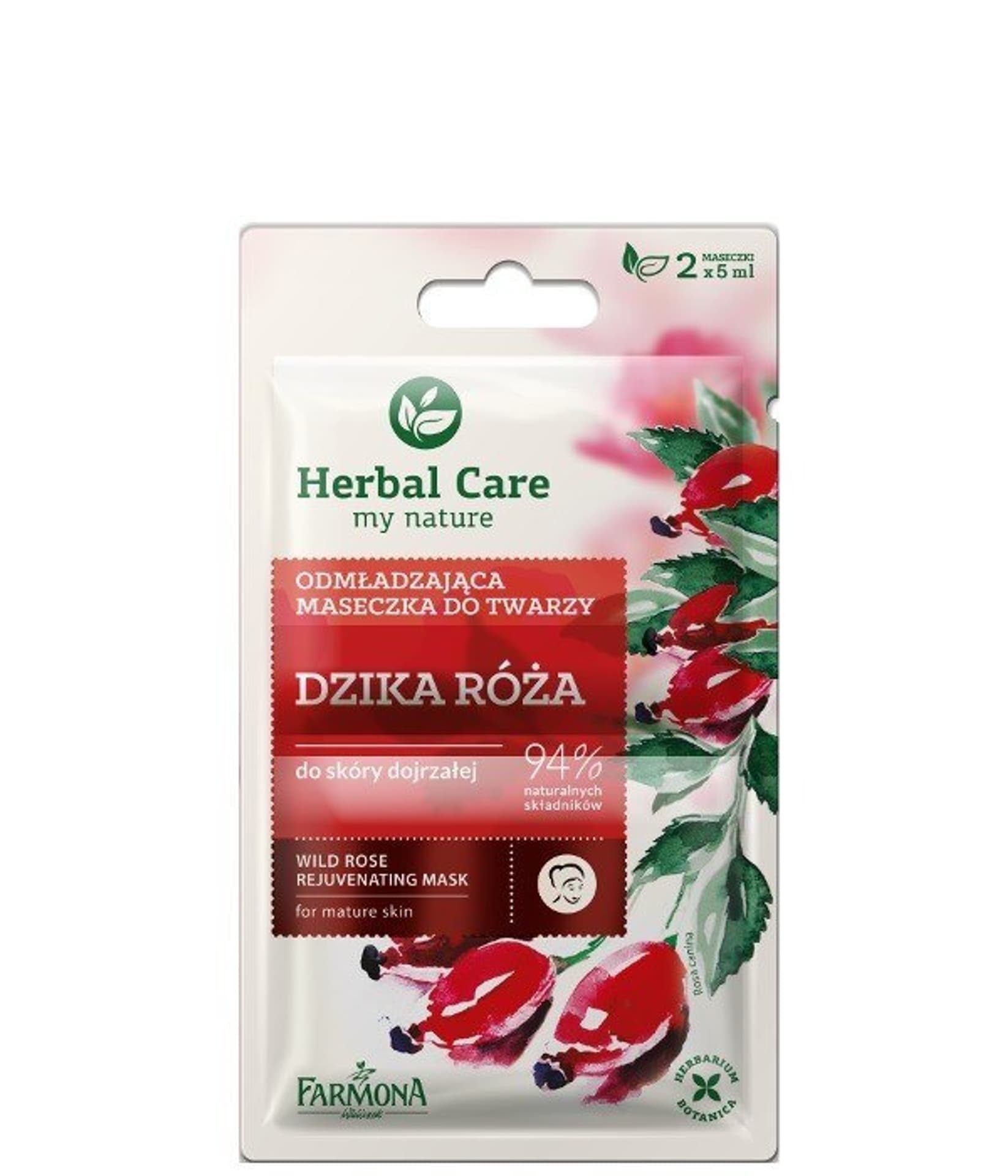 

Farmona Herbal Care Maseczka odmładzająca Dzika Róża - saszetka 5ml x 2