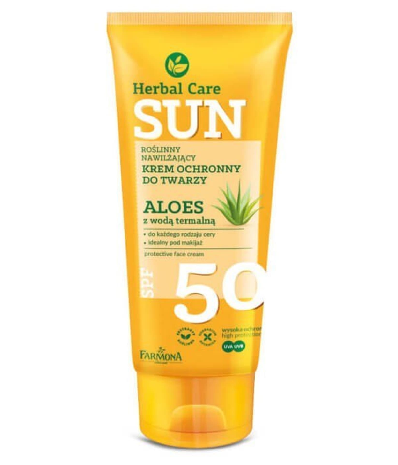 

Farmona Herbal Care Sun Krem ochronny SPF50 Aloes z wodą termalną 50ml