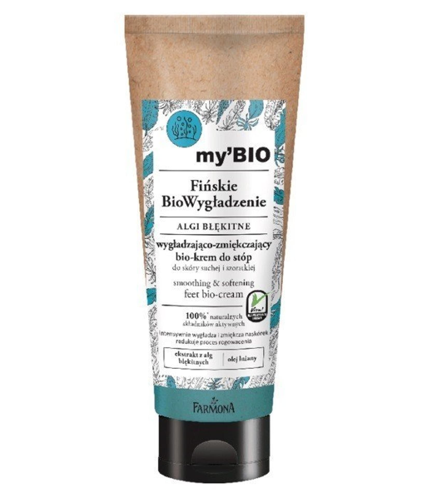 

My'BIO Fińskie BioWygładzenie Bio-Krem do stóp wygładzająco-zmiękczający Algi Błękitne 100ml