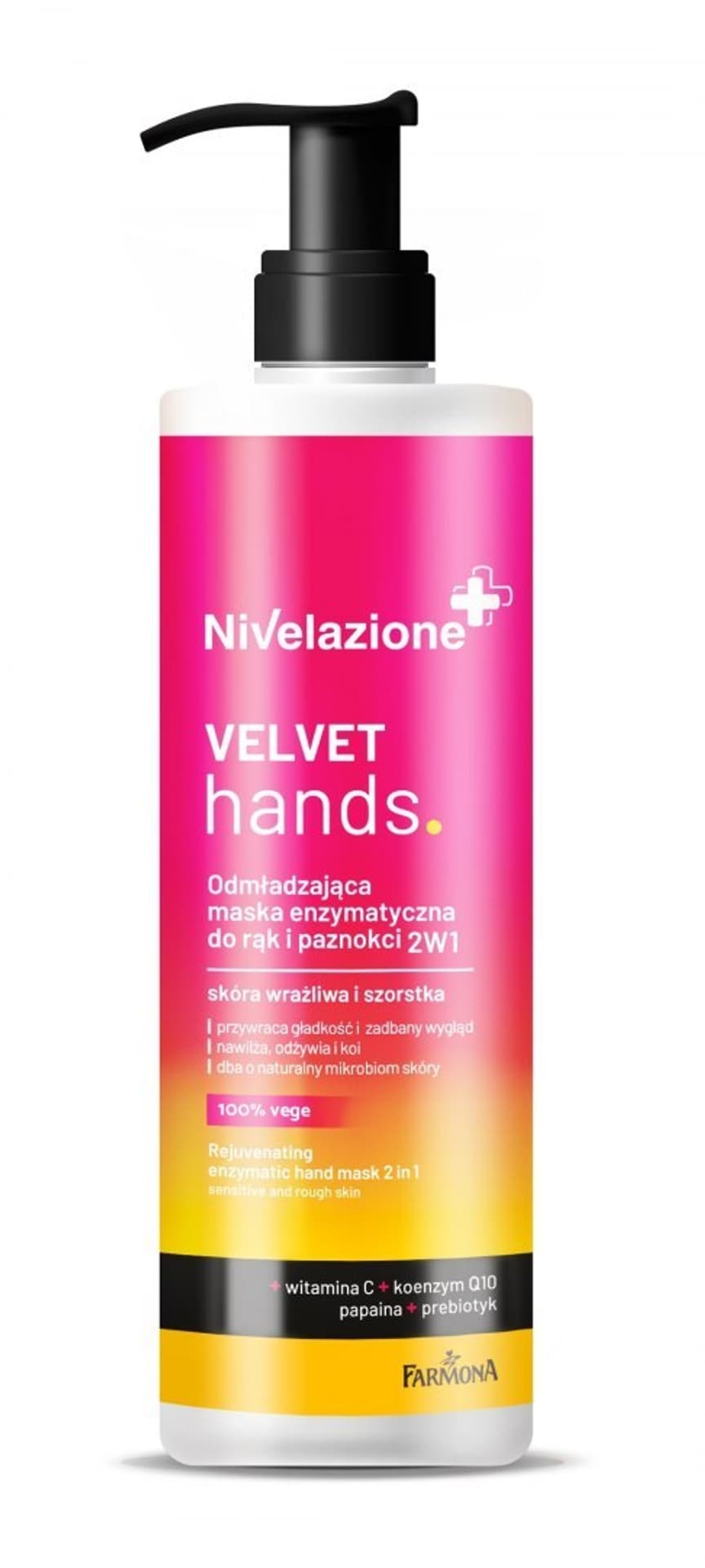 

Farmona Nivelazione+ Odmładzająca Maska enzymatyczna do rąk i paznokci 2w1 Velvet Hands - skóra wrażliwa i szorstka 200ml