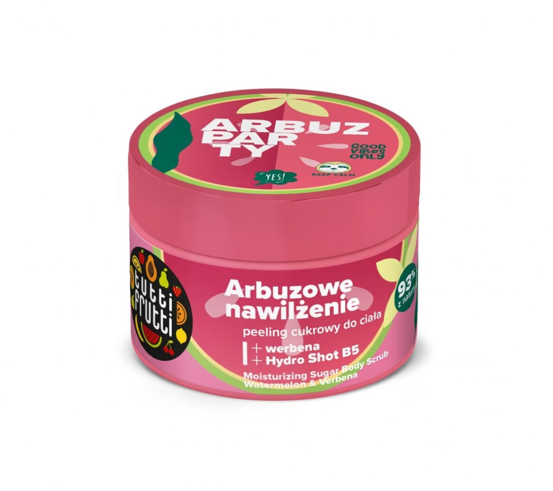 

Farmona Tutti Frutti Arbuz Party Peeling cukrowy do ciała Arbuzowe Nawilżenie 300g