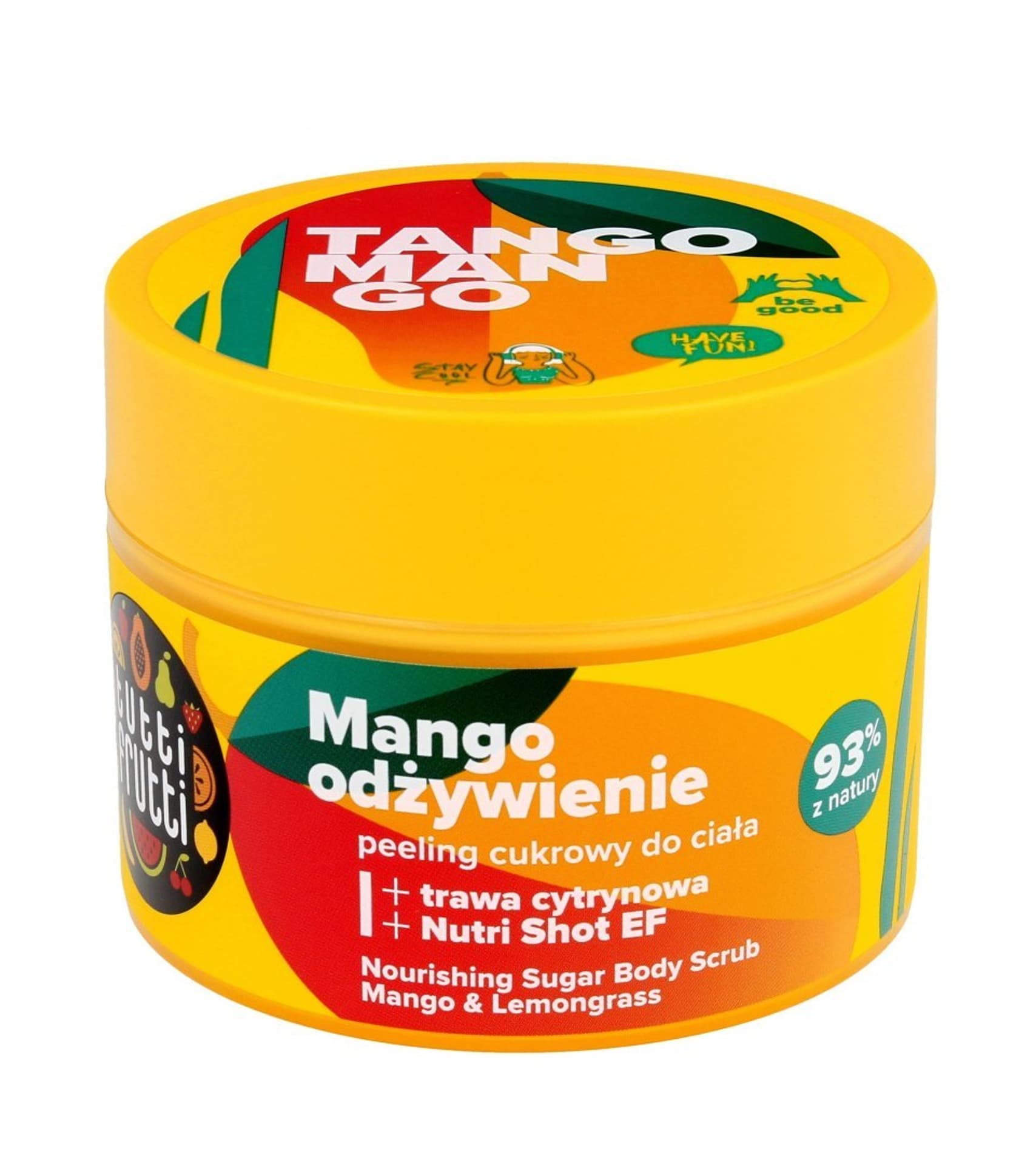 

Farmona Tutti Frutti Peeling cukrowy do ciała Mango Odżywienie - Mango&Trawa Cytrynowa 300g