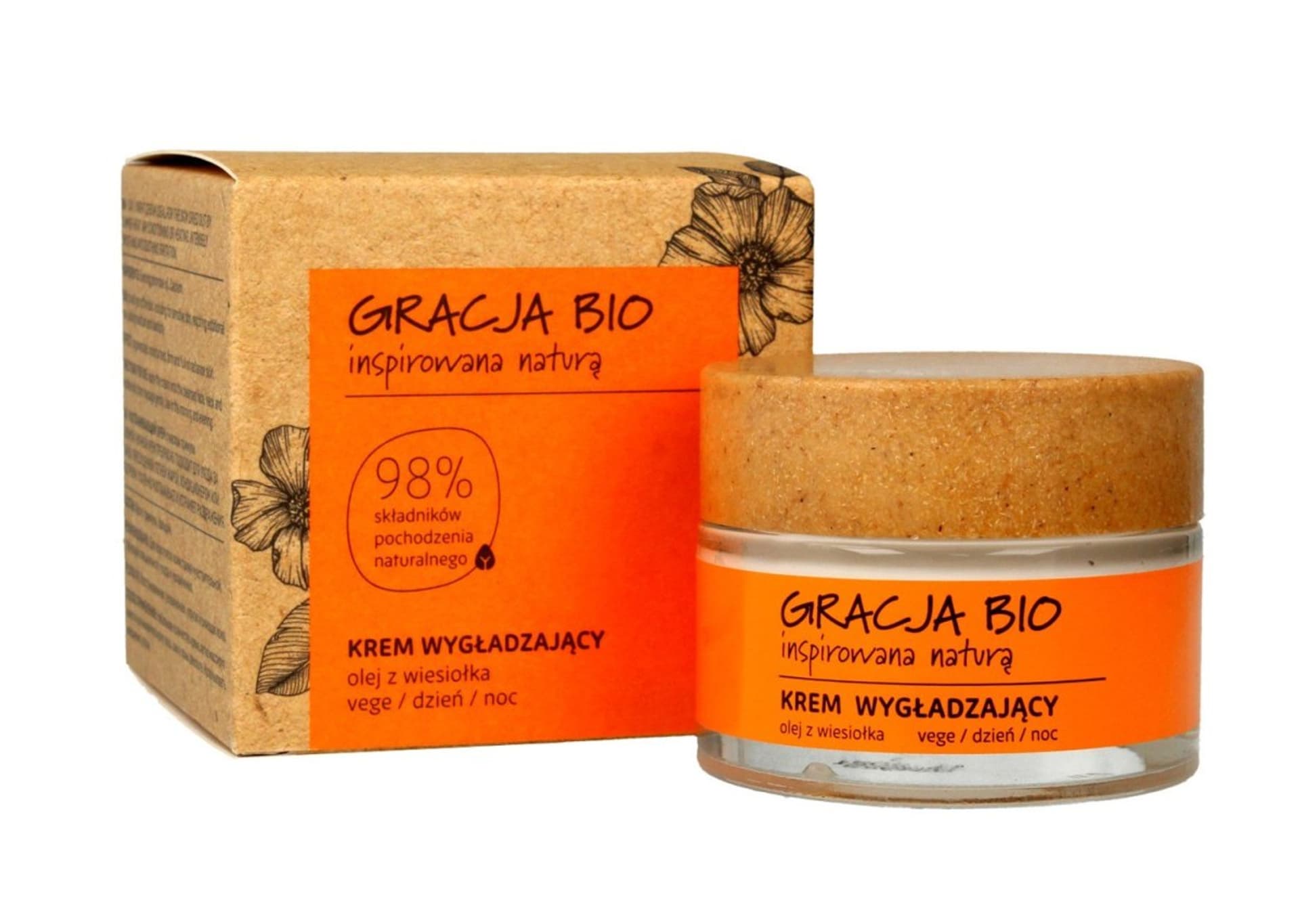 

Gracja BIO Krem wygładzający z olejem z wiesiołka na dzień i noc 50ml