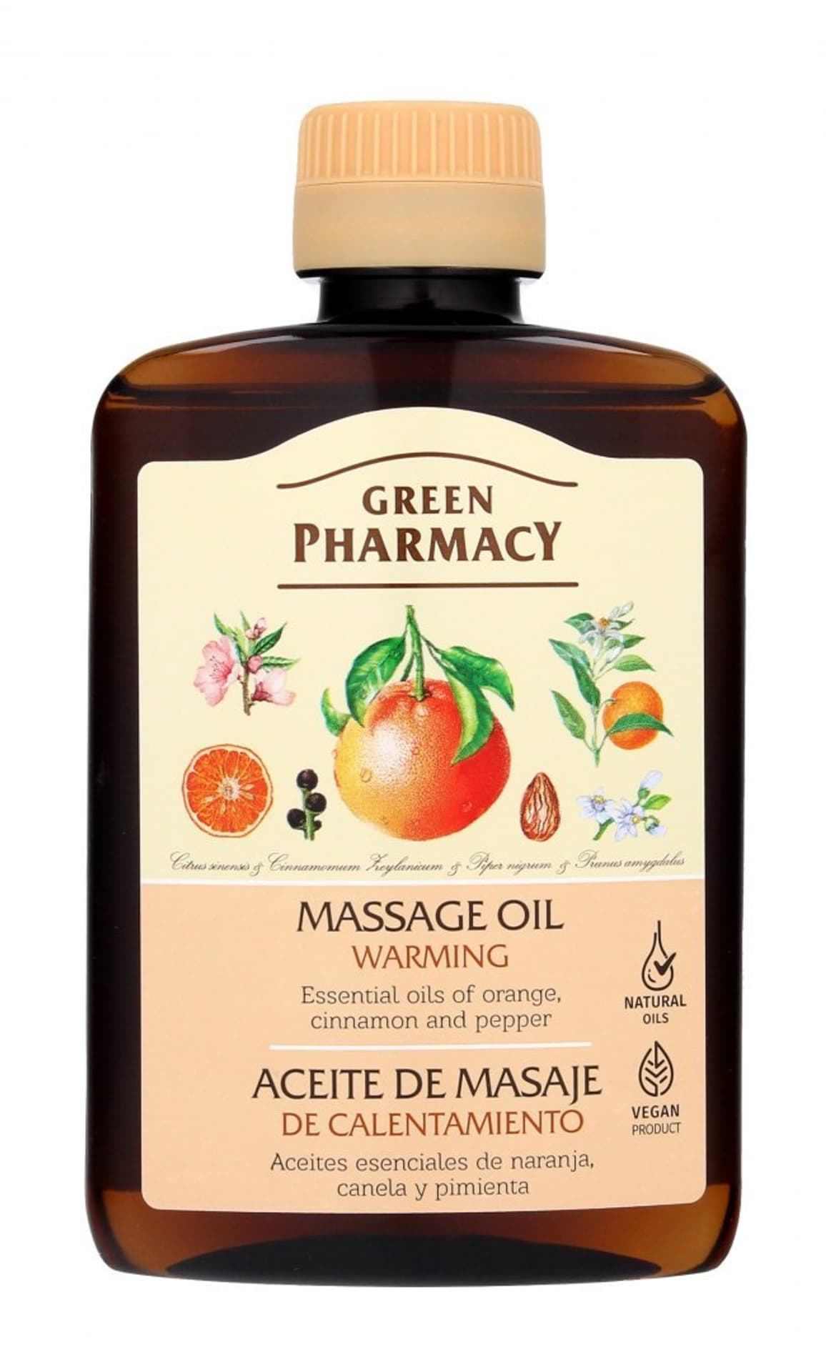 

Green Pharmacy Rozgrzewający olejek do masażu ciała 200ml