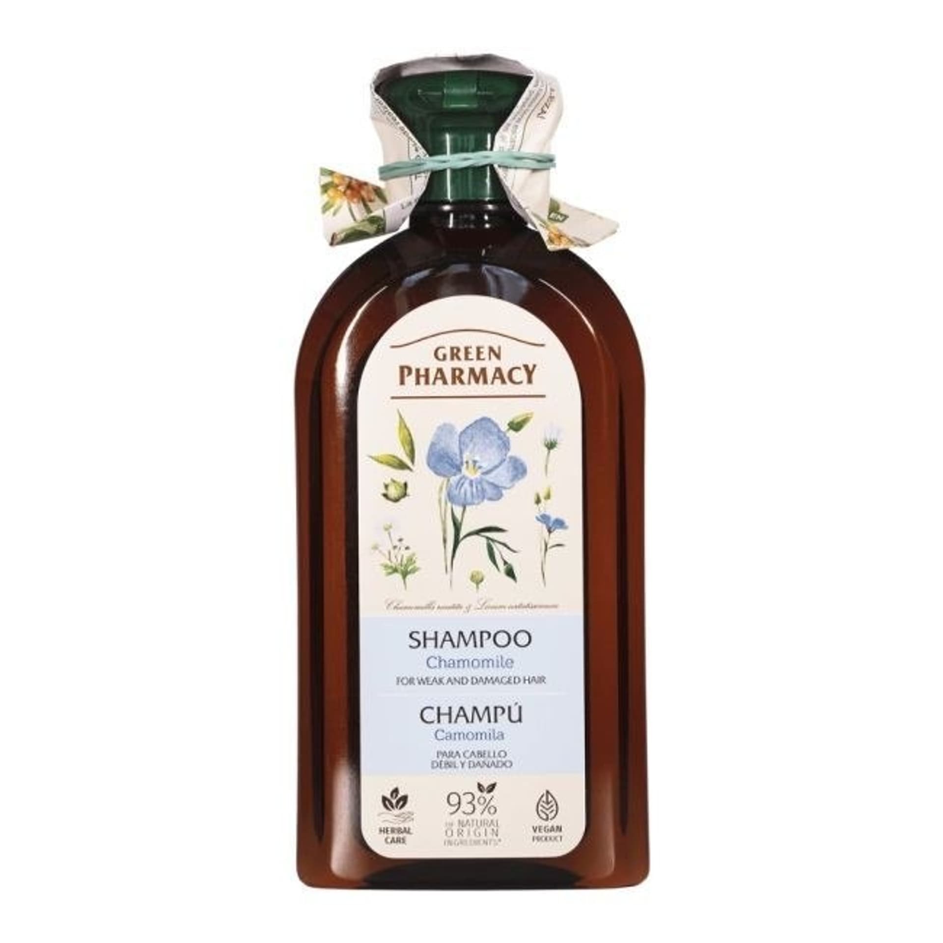 

Green Pharmacy Szampon do włosów osłabionych i zniszczonych z Rumiankiem Lekarskim - 350ml