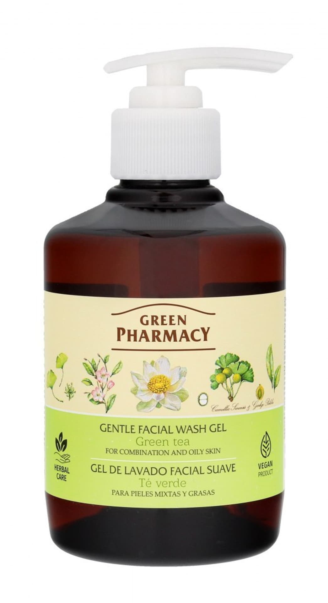 

Green Pharmacy Żel do mycia twarzy z Zieloną Herbatą - dla cery mieszanej i tłustej 270ml