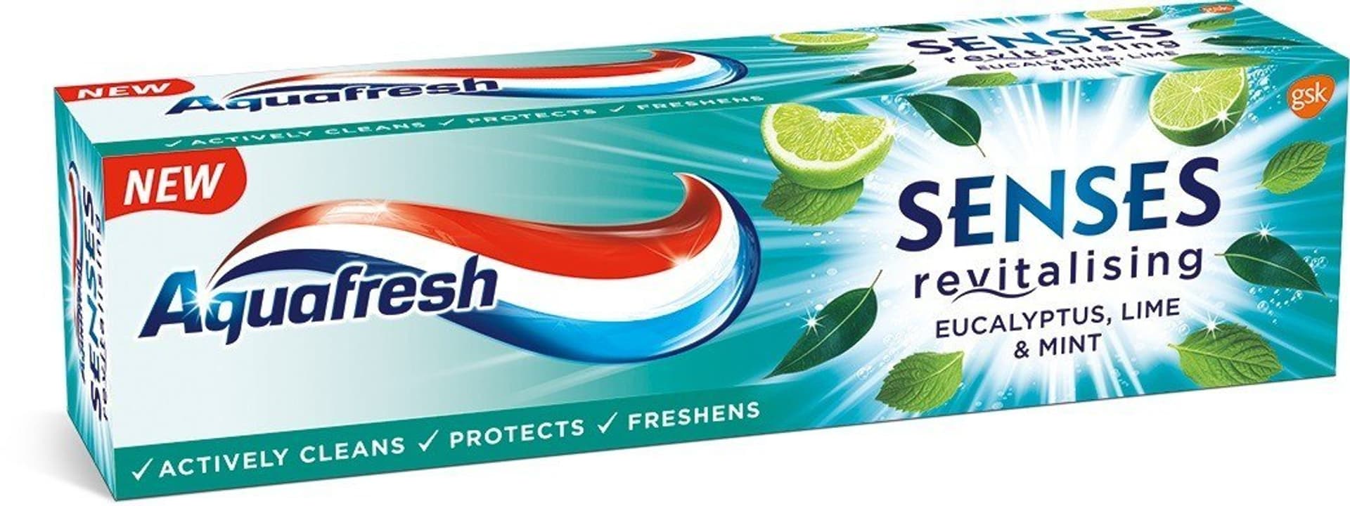 

Aquafresh Senses Energising Pasta do zębów energizująca - Eucalyptus Limonka&Mięta 75ml