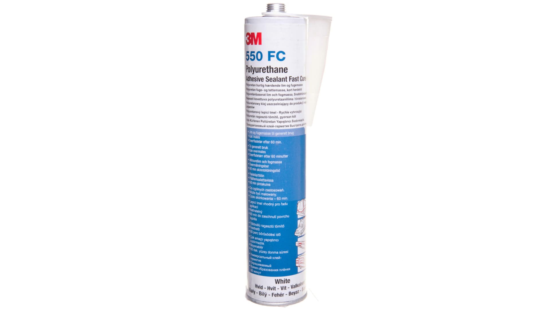 

Poliuretanowy uszczelniacz klejący biały 310ml 550 FC DE272929386/7000032442