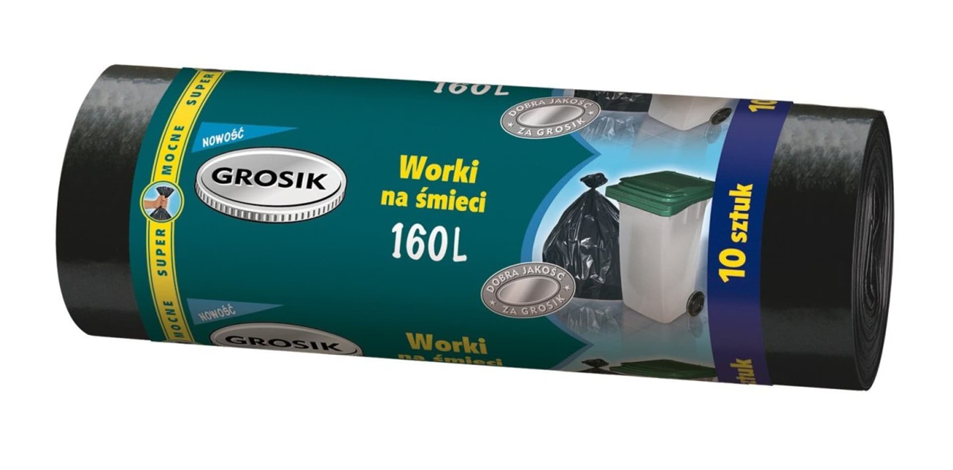 

Sarantis Jan Niezbędny Grosik Worki na śmieci LD 160L/10sztuk