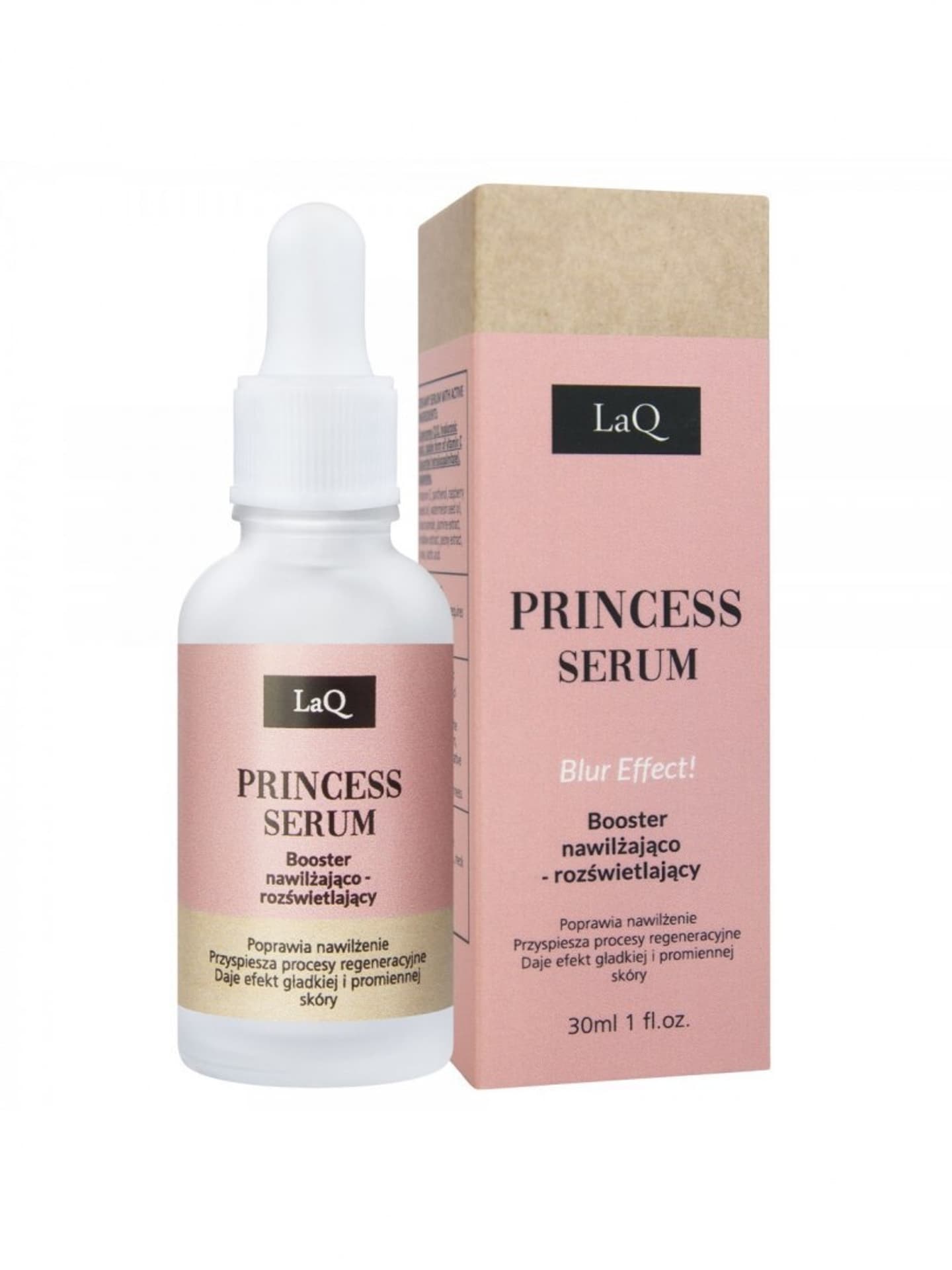 

LaQ Princess Serum Booster nawilżająco-rozświetlający Blur Effect! 30ml