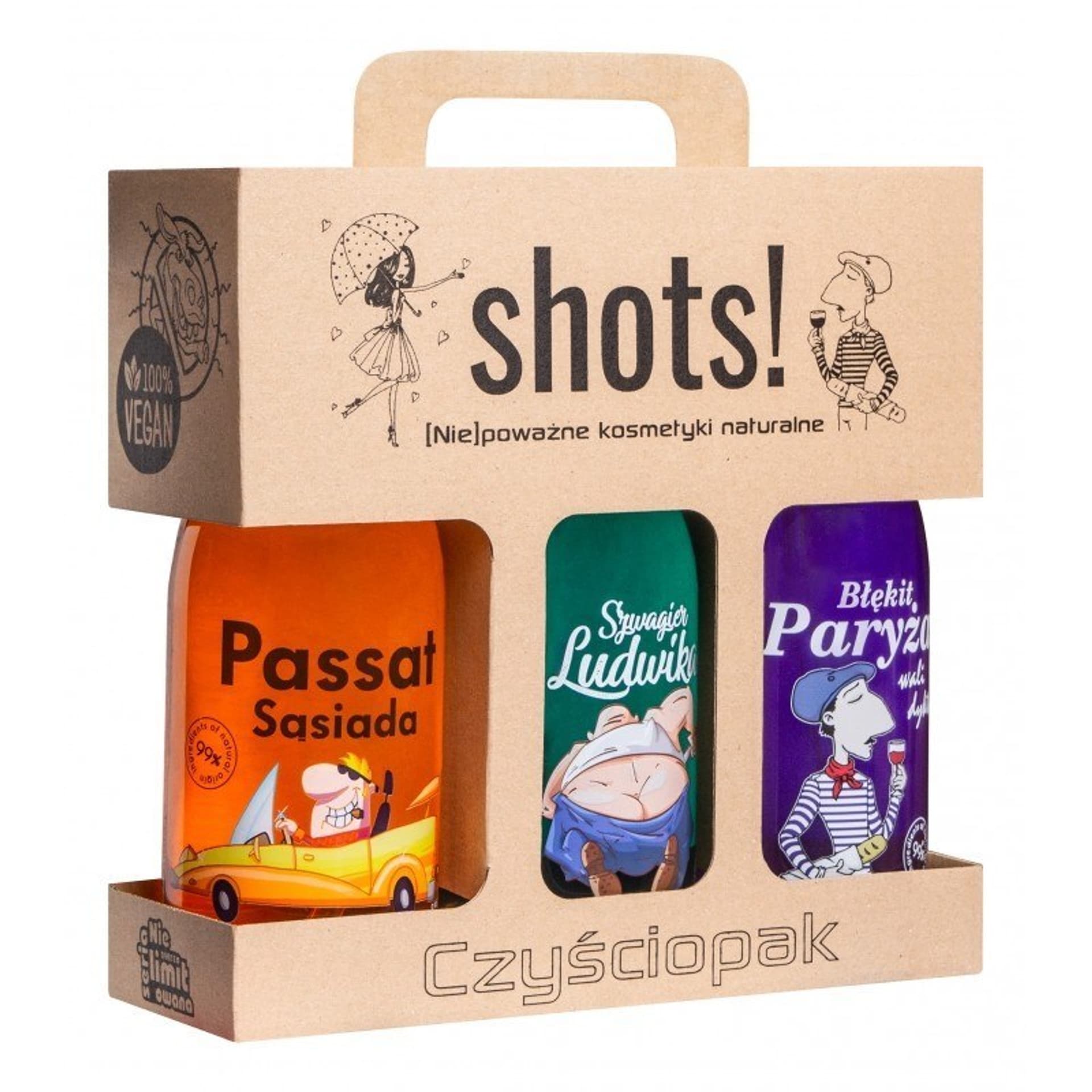 

LAQ Shots! Żel Czyściopak Męski