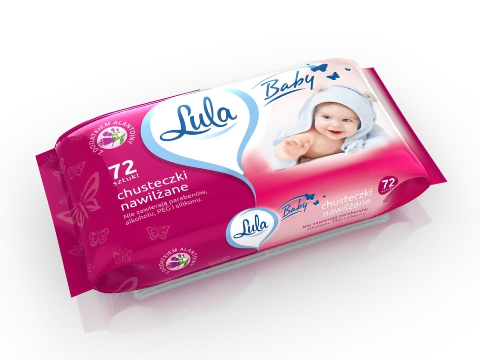 

LULA Chusteczki nawilżane z ALANTOINĄ 1op.-72szt.