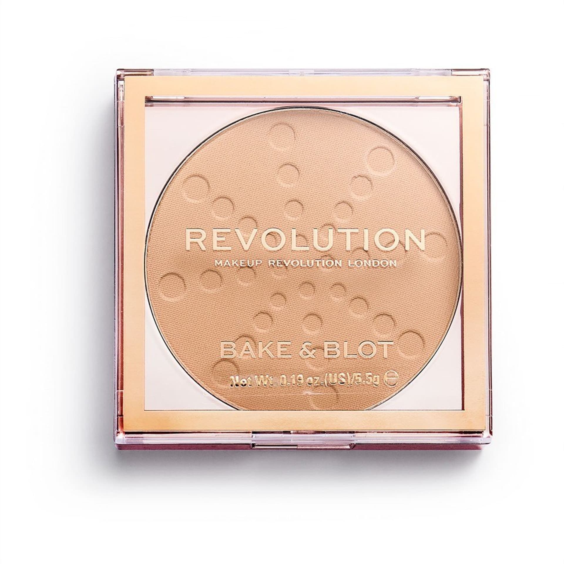

Makeup Revolution Bake & Blot Puder prasowany Beige