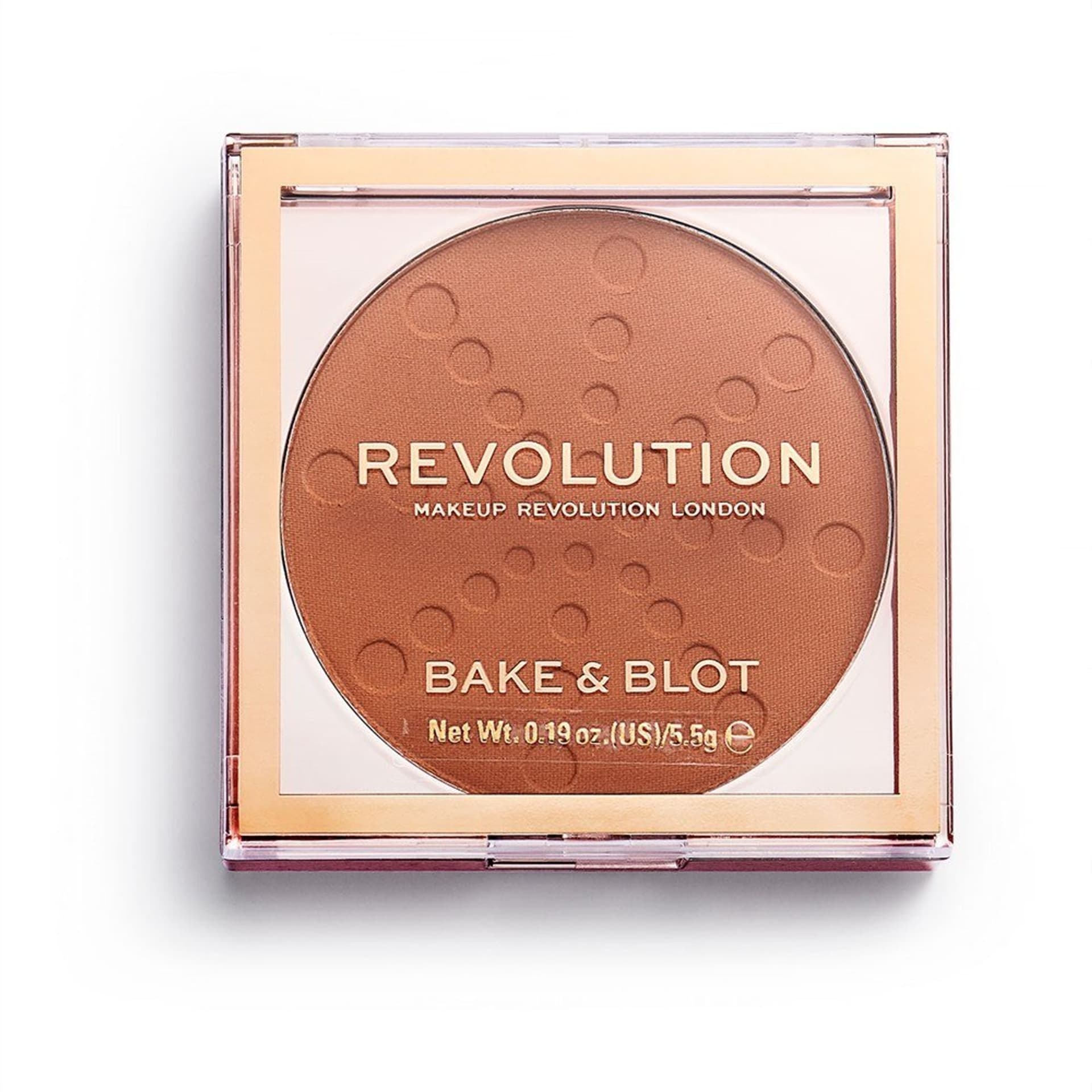 

Makeup Revolution Bake&Blot Puder prasowany Orange