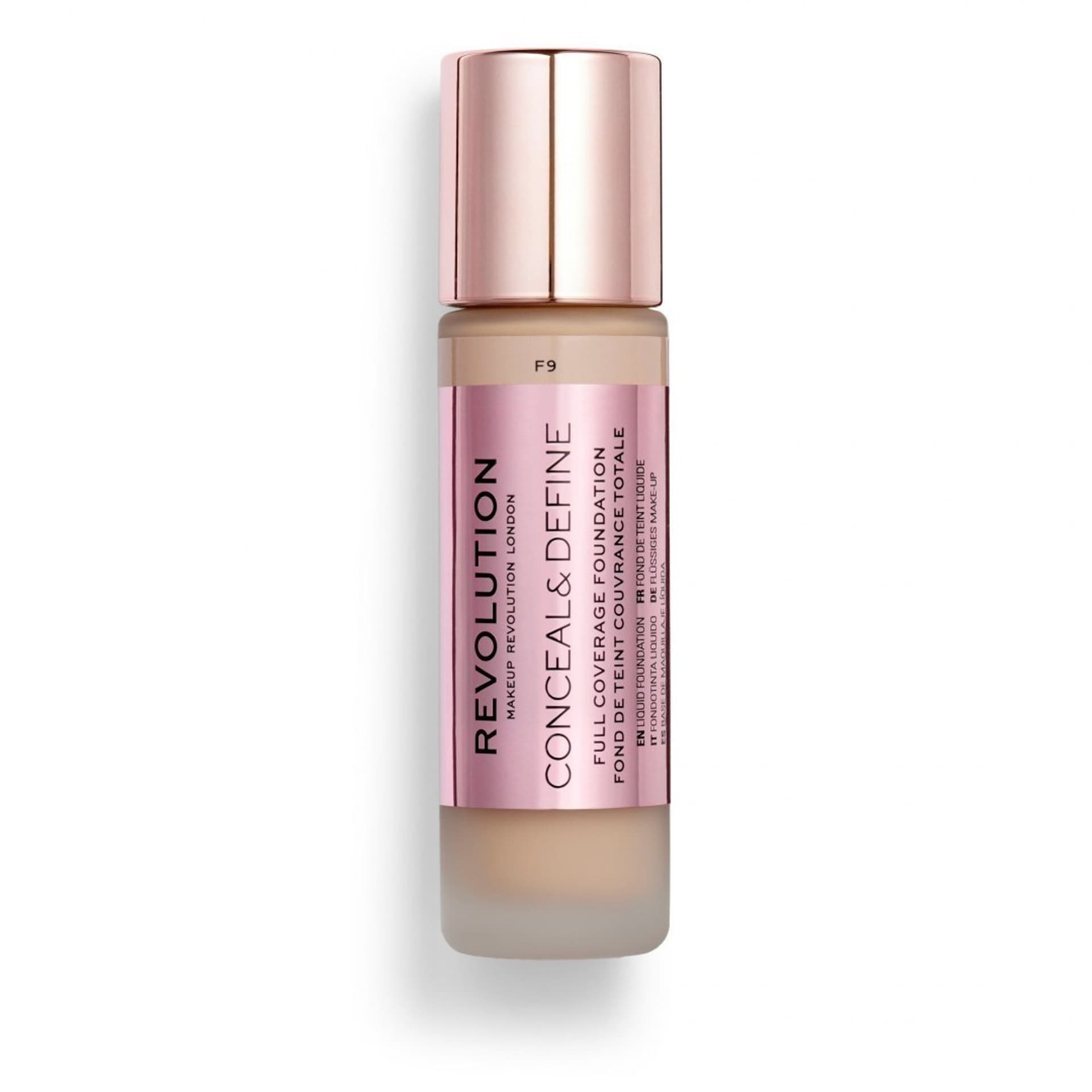 

Makeup Revolution Conceal & Define Foundation Podkład kryjący F9 23ml - 1 szt.
