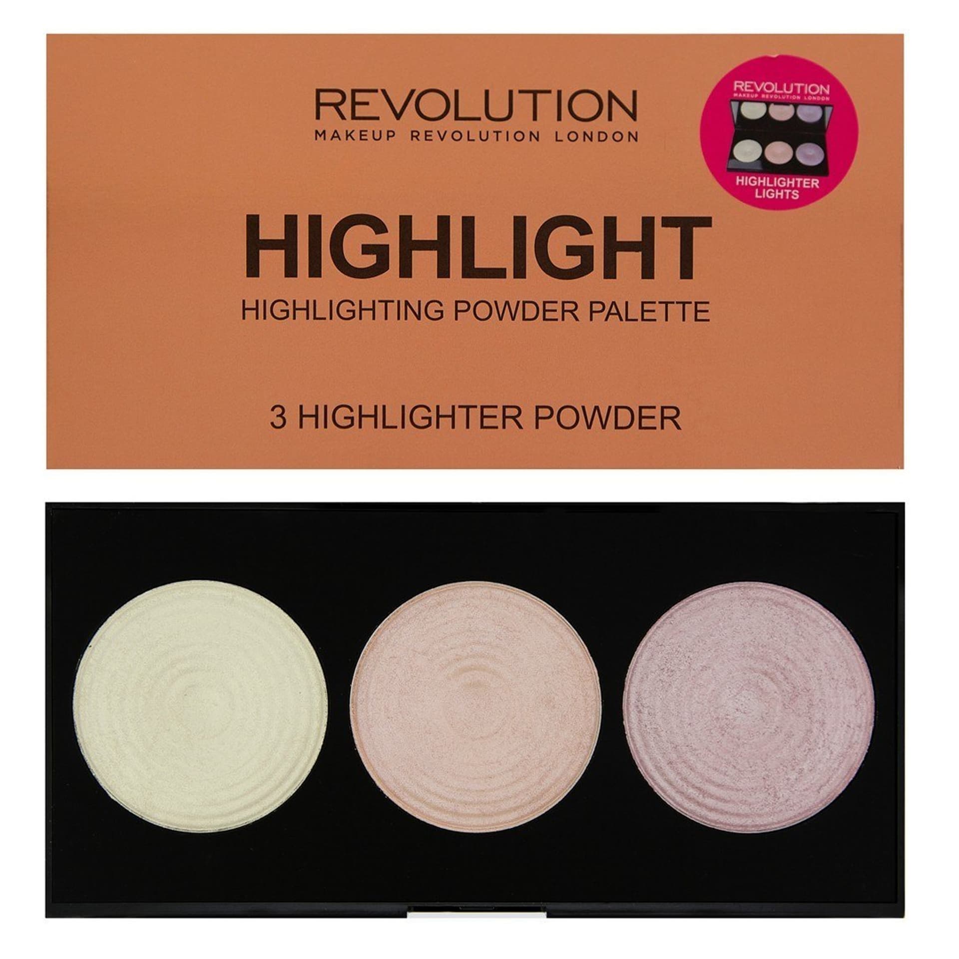 

Makeup Revolution Highlighter Palette Rozświetlacze Highlight 15g