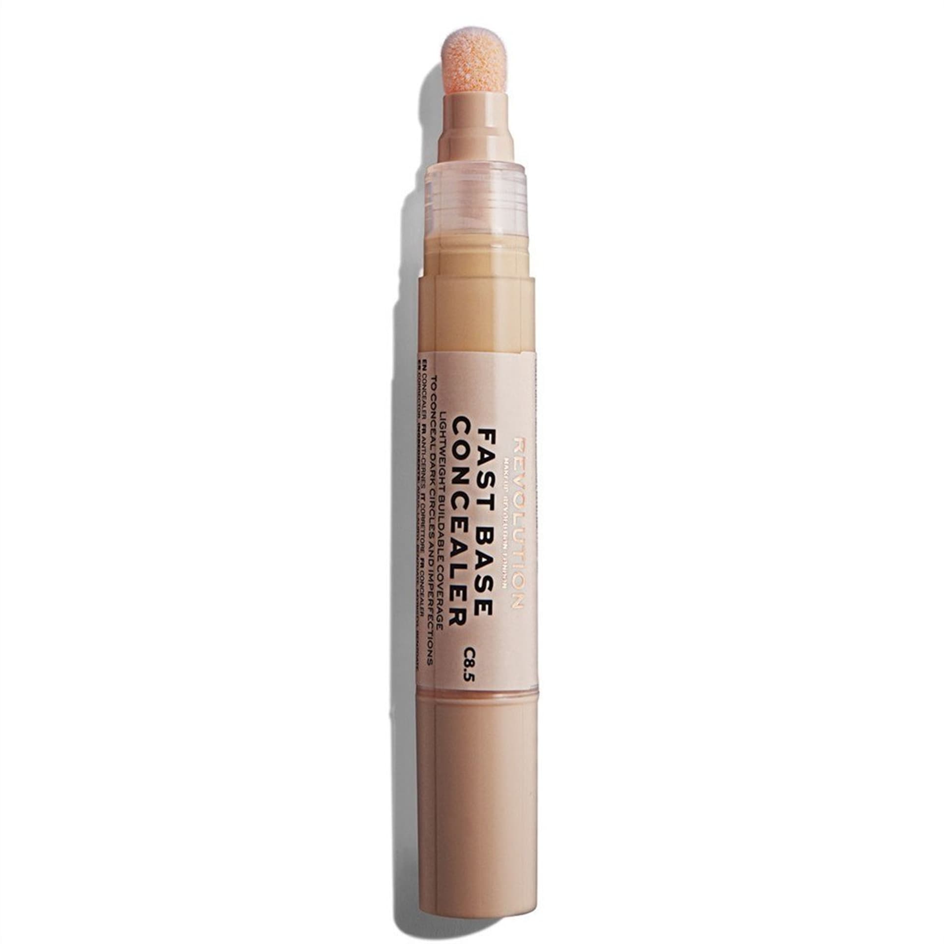 

Makeup Revolution Korektor pod oczy Fast Base Concealer C8.5, 4,5 ml