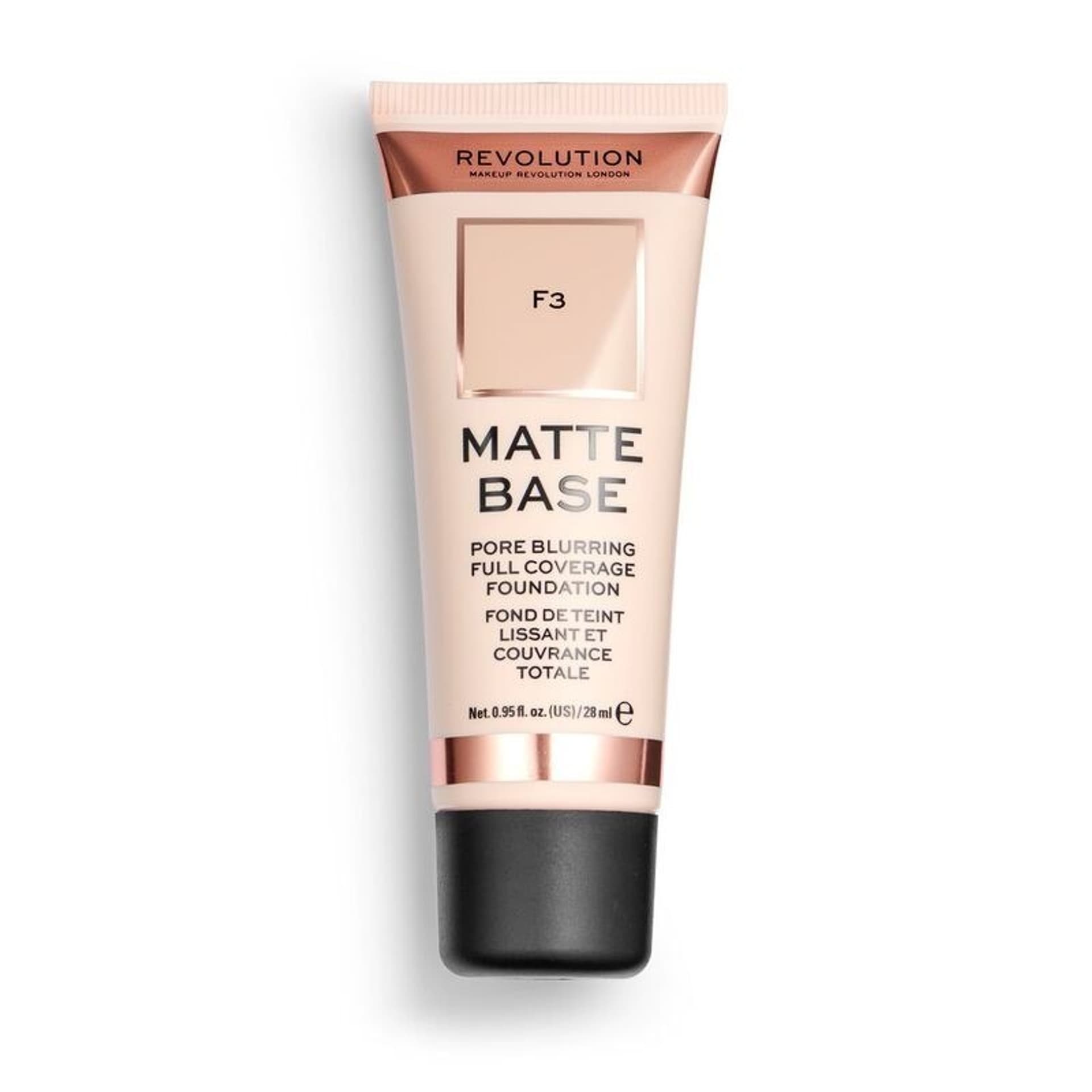 

Makeup Revolution Podkład matujący do twarzy Matte Base Foundation F3 28 ml
