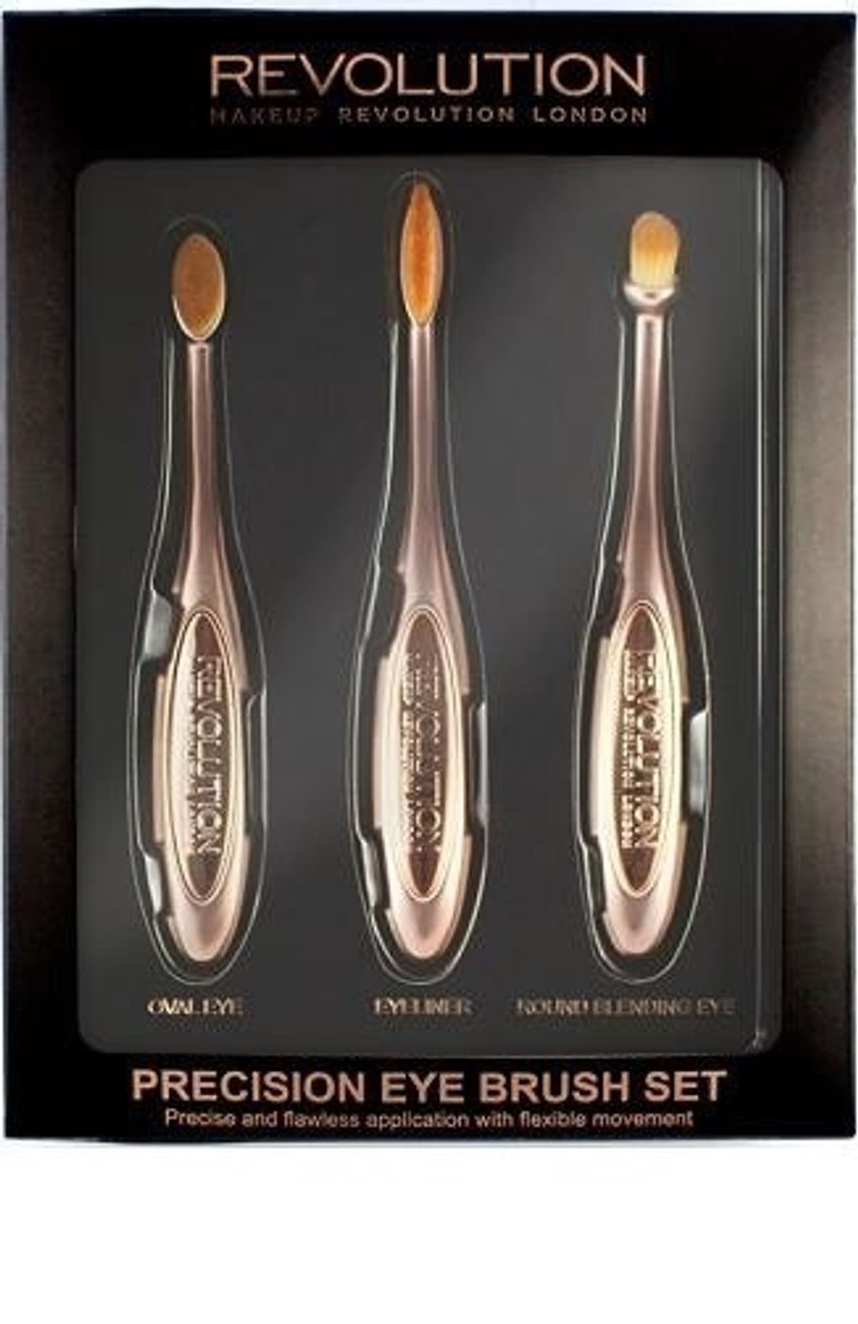 

Makeup Revolution Precision Eye Set - Zestaw pędzli do makijażu oczu