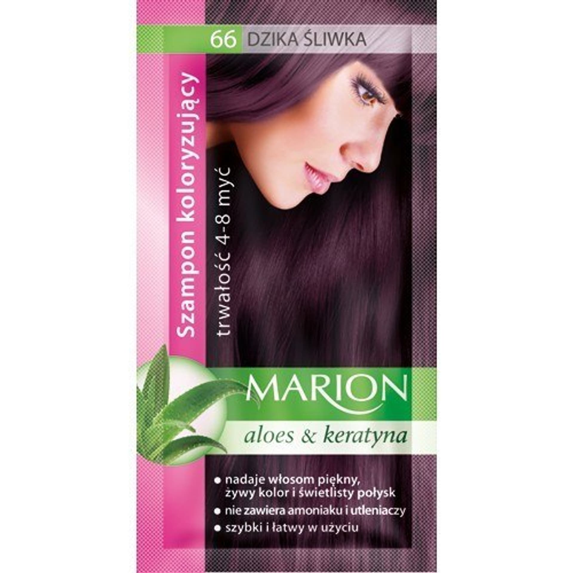 

Marion Szampon koloryzujący 4-8 myć nr 66 dzika śliwka