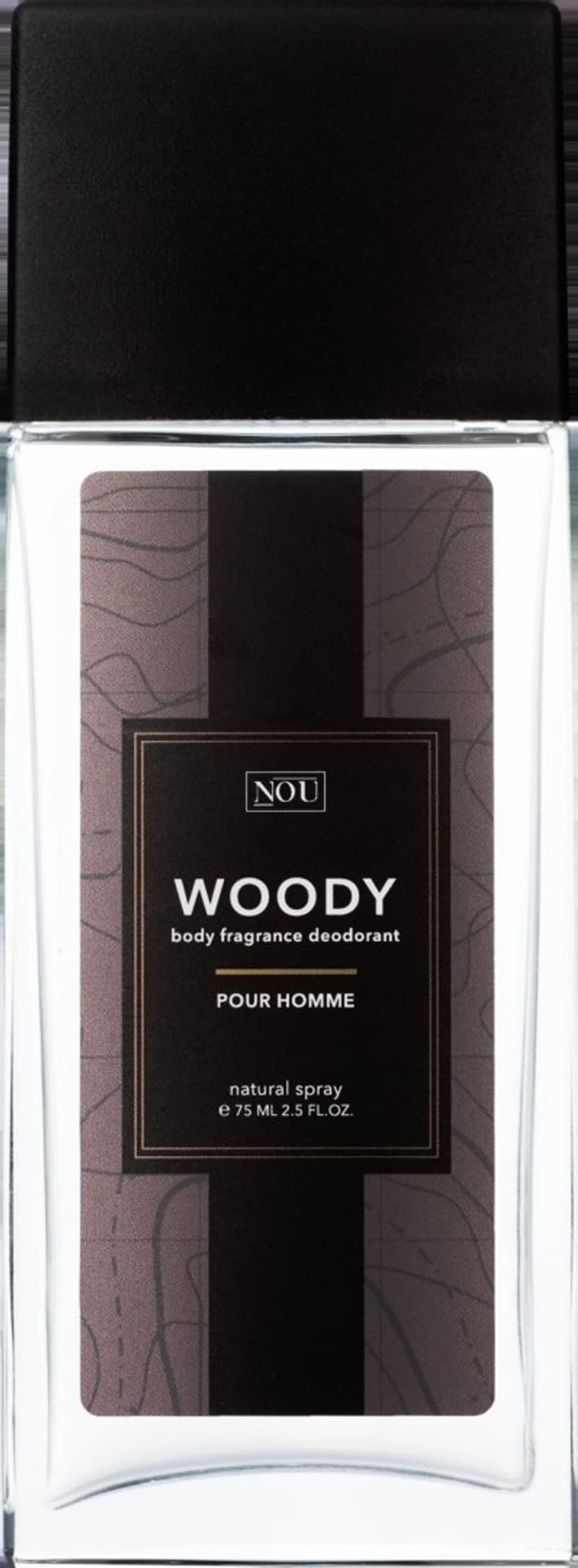 

NOU pour Homme Dezodorant w szkle Woody 75ml