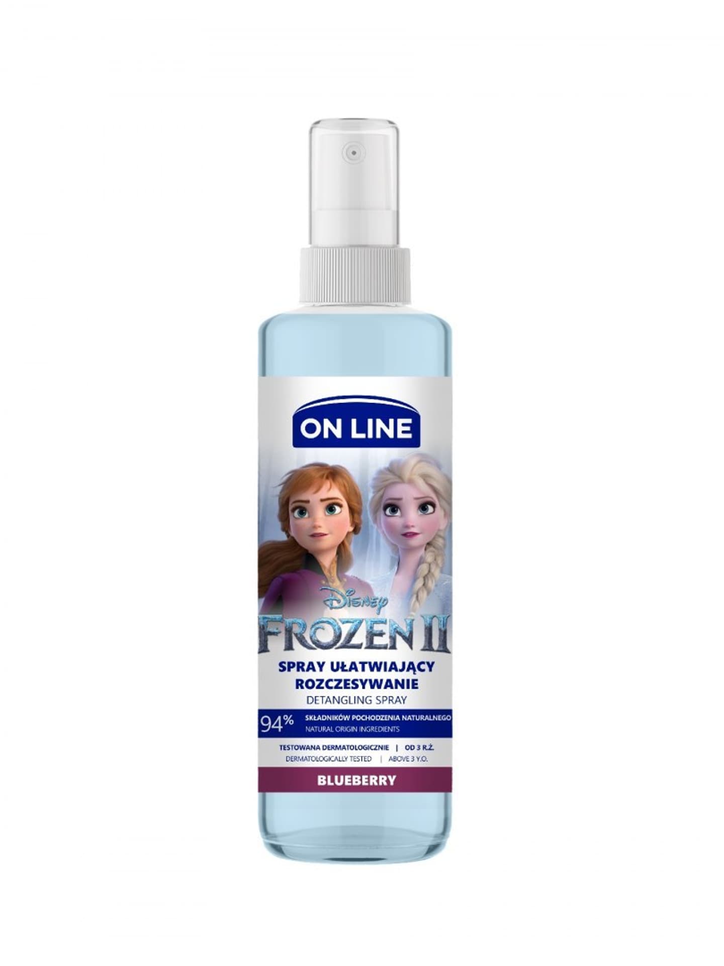 

On Line Disney Spray do włosów ułatwiający rozczesywanie Frozen II - Blueberry 200ml