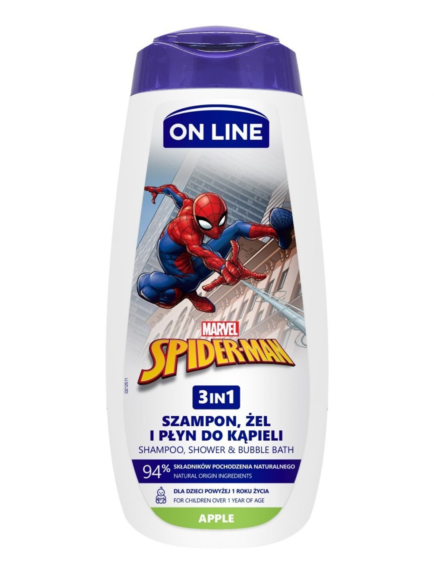 

On Line Disney Spiderman Żel 3w1 Jabłko