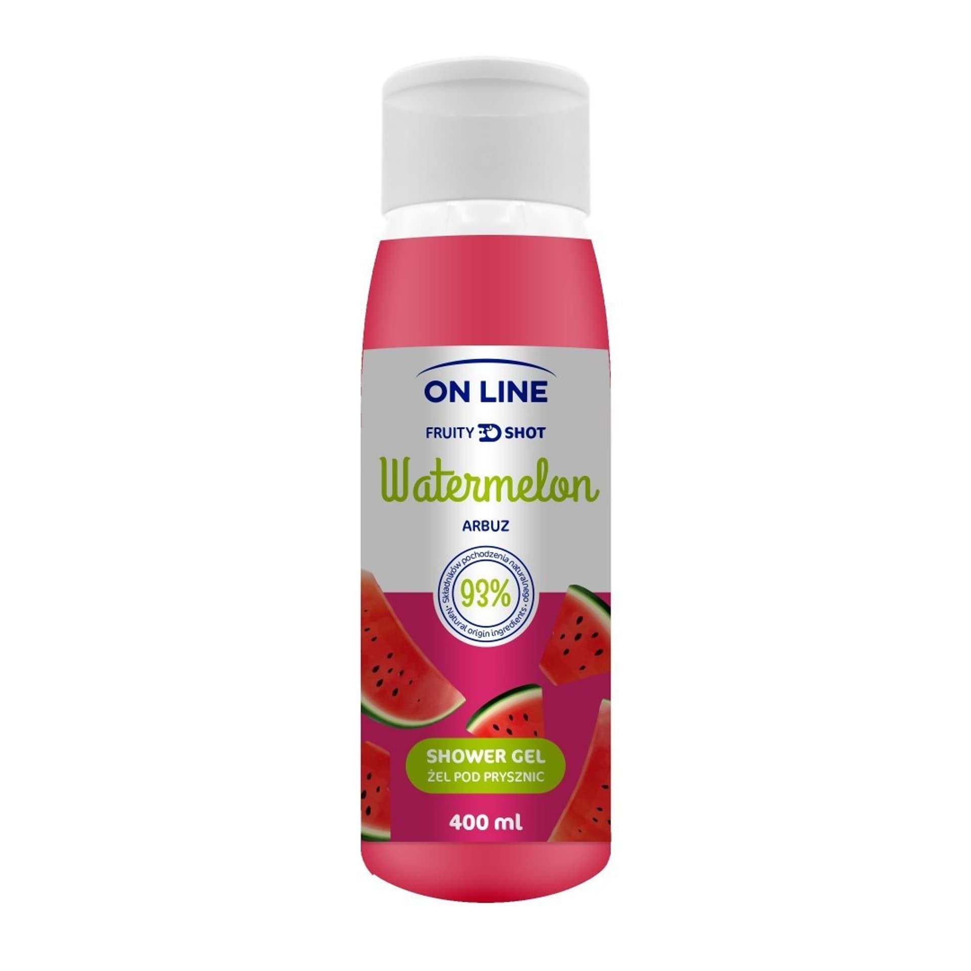 

On Line Fruity Shot Żel pod prysznic Arbuz 400ml