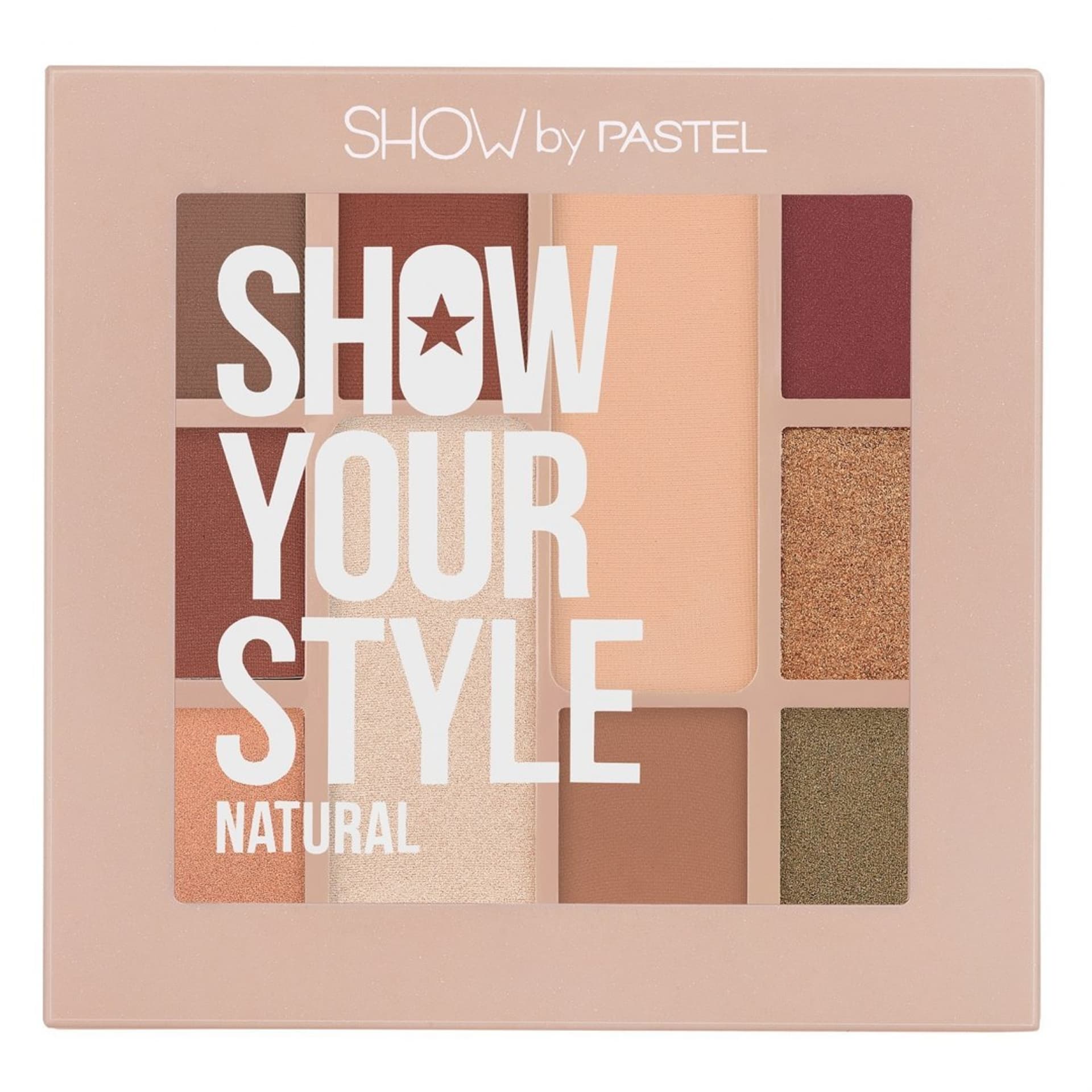 

PASTEL Show by Pastel Paleta cieni do powiek Show Your Style Natural 1szt