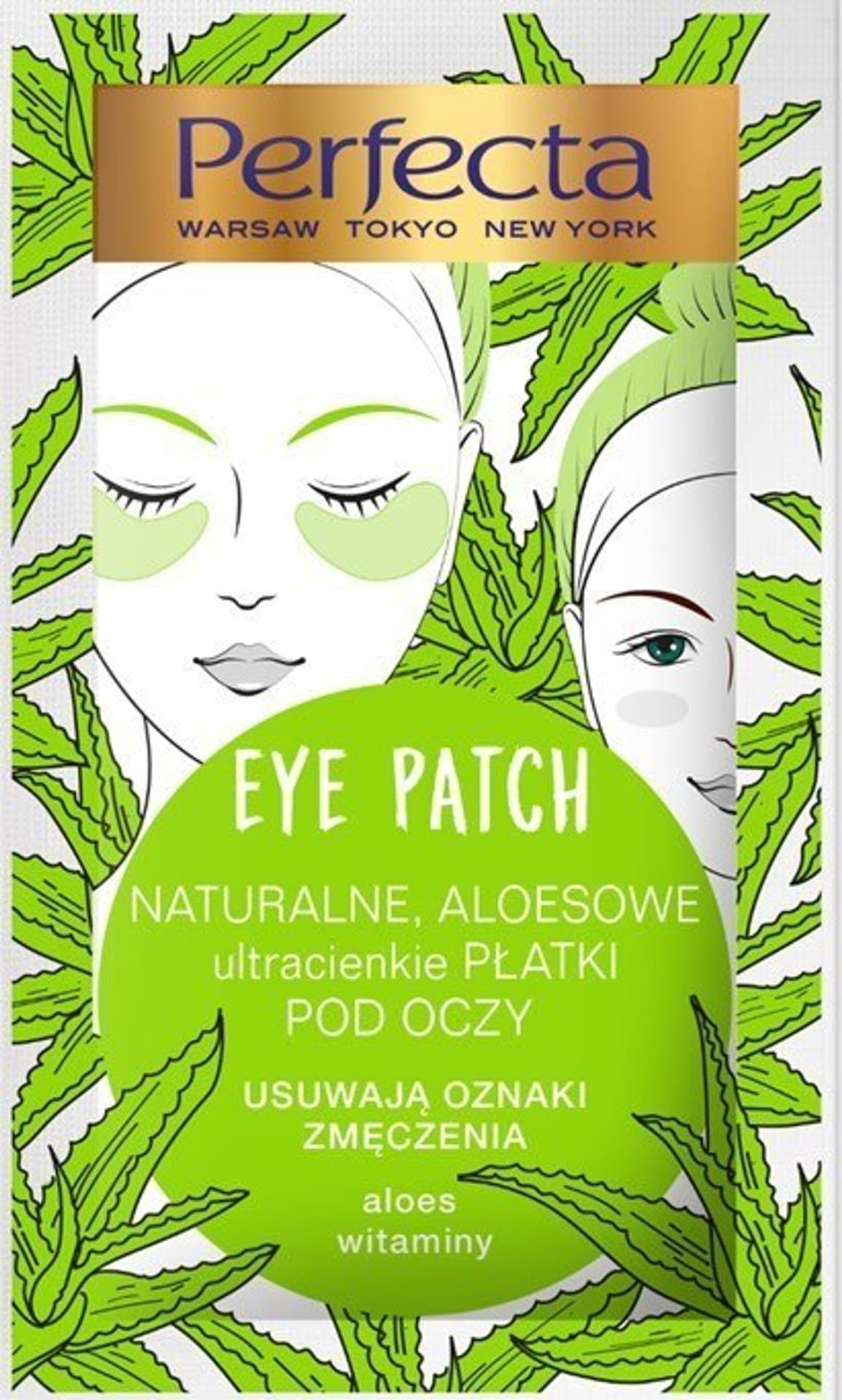 

Perfecta Eye Patch Naturalne Aloesowe Płatki pod oczy 1op.-2szt
