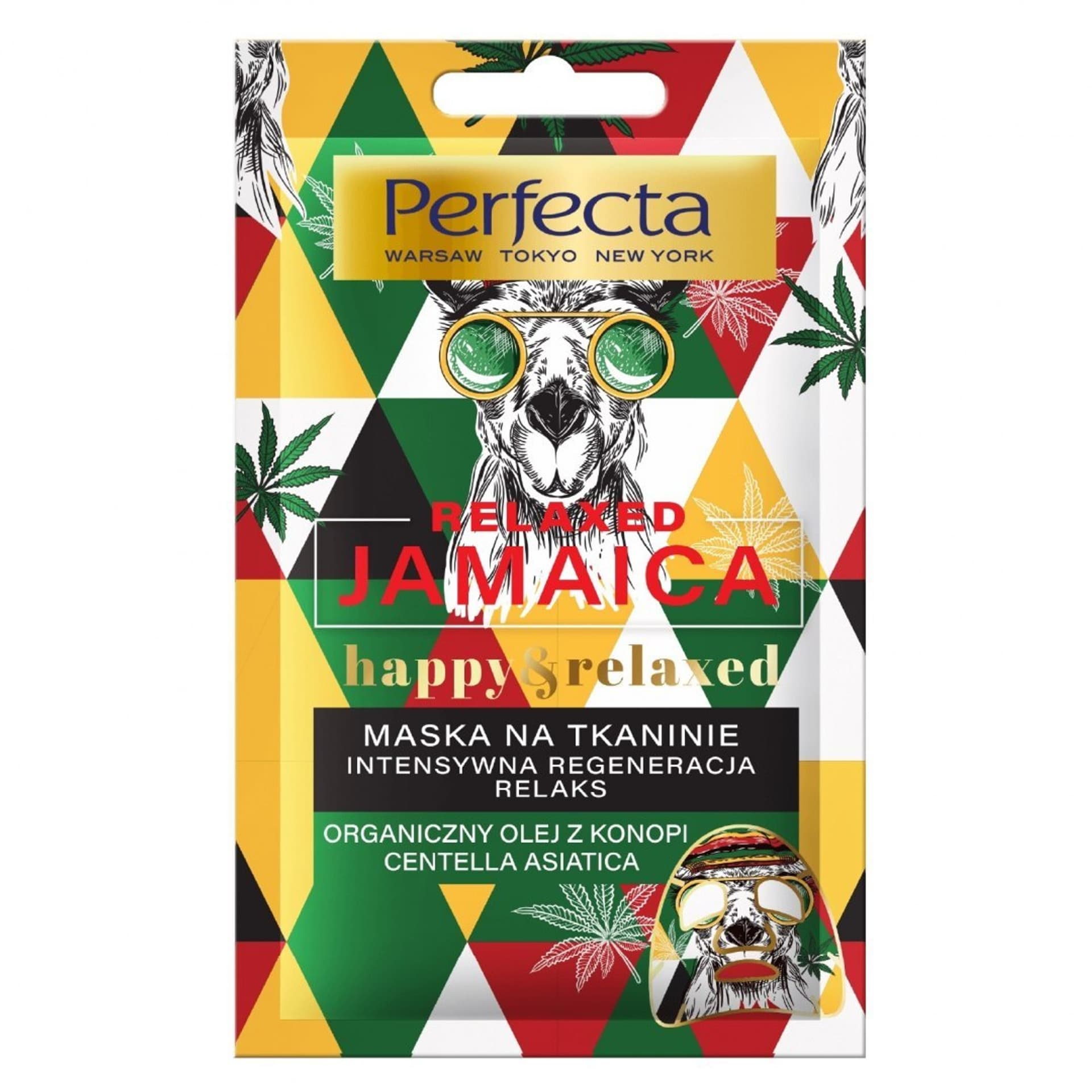 

Perfecta Relaxed Jamaica Maska na tkaninie - intensywna regeneracja & relaks 1szt
