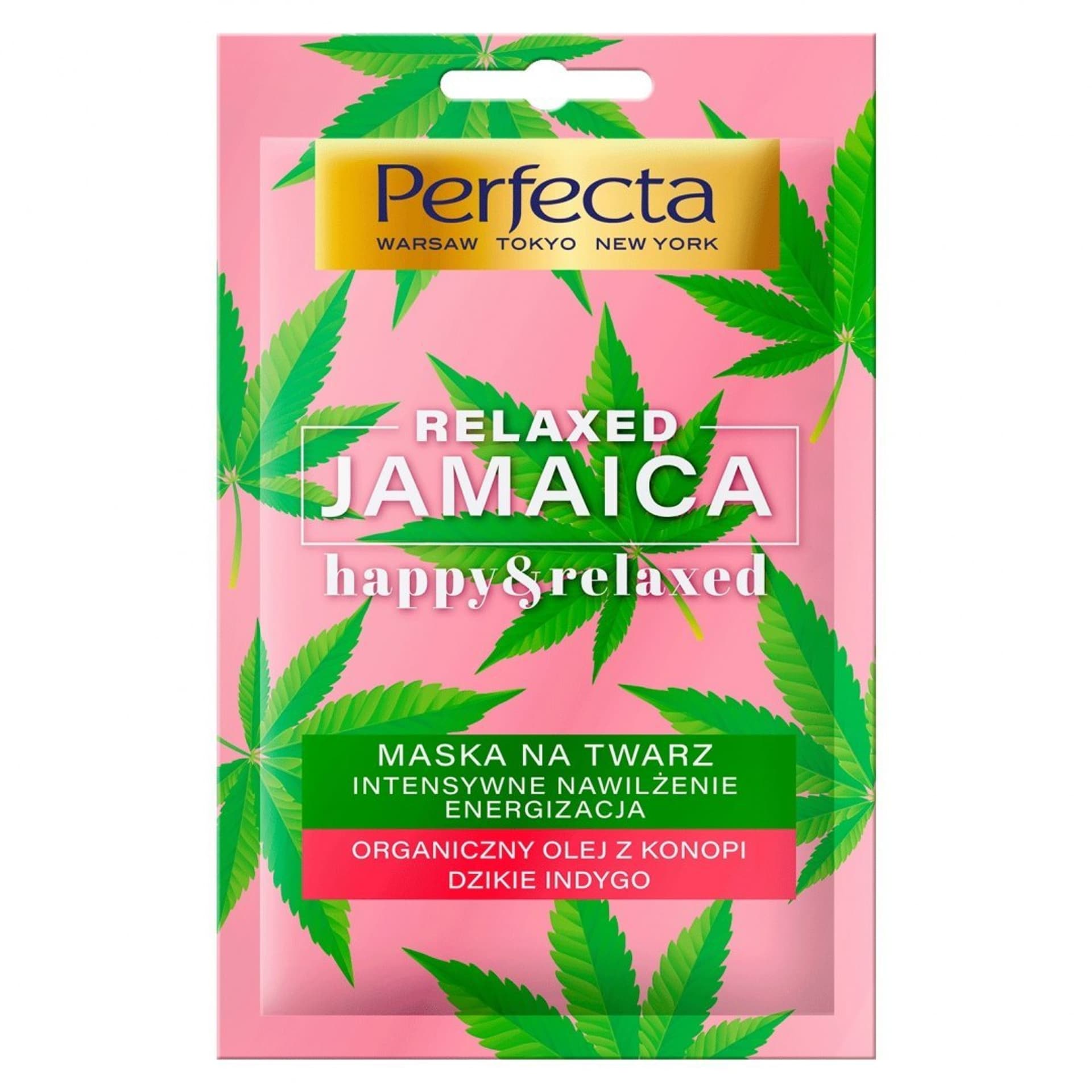 

Perfecta Relaxed Jamaica Maska na twarz - intensywne nawilżenie & energizacja 10ml
