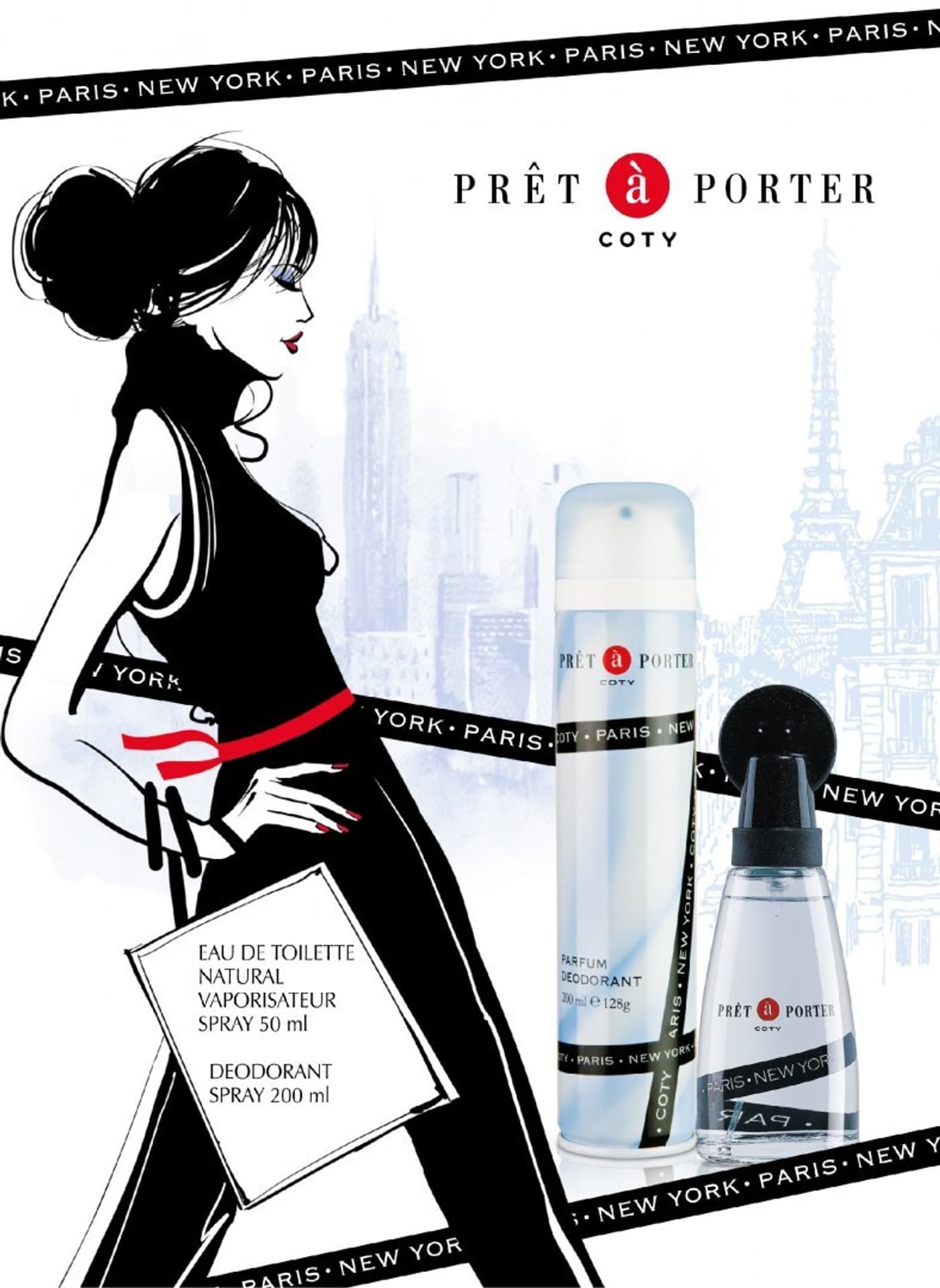

Pret A Porter Zestaw prezentowy (woda toaletowa 50ml + dezodorant spray 200ml)