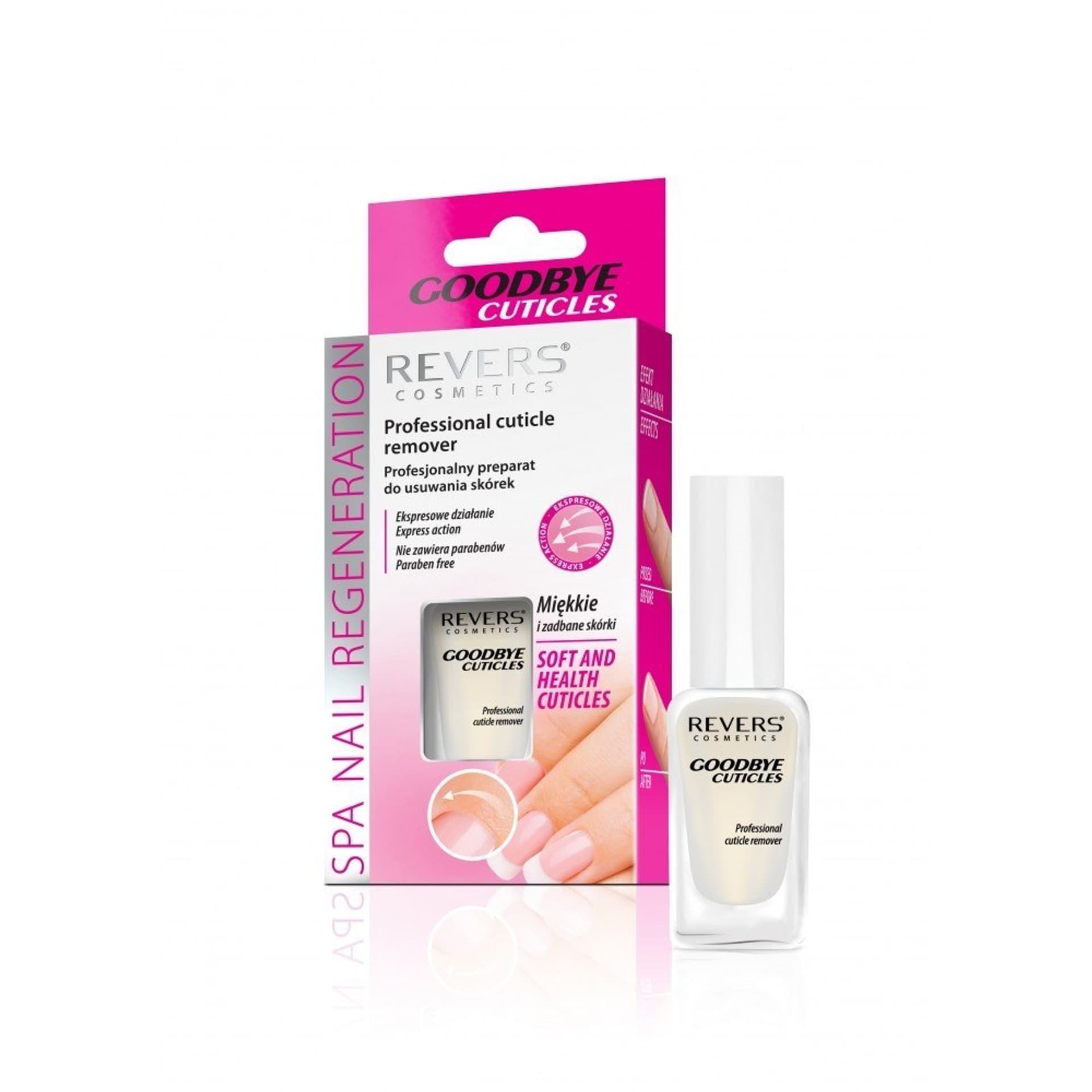 

REVERS Profesjonalny Preparat do usuwania skórek Goodbye Cuticles 10ml