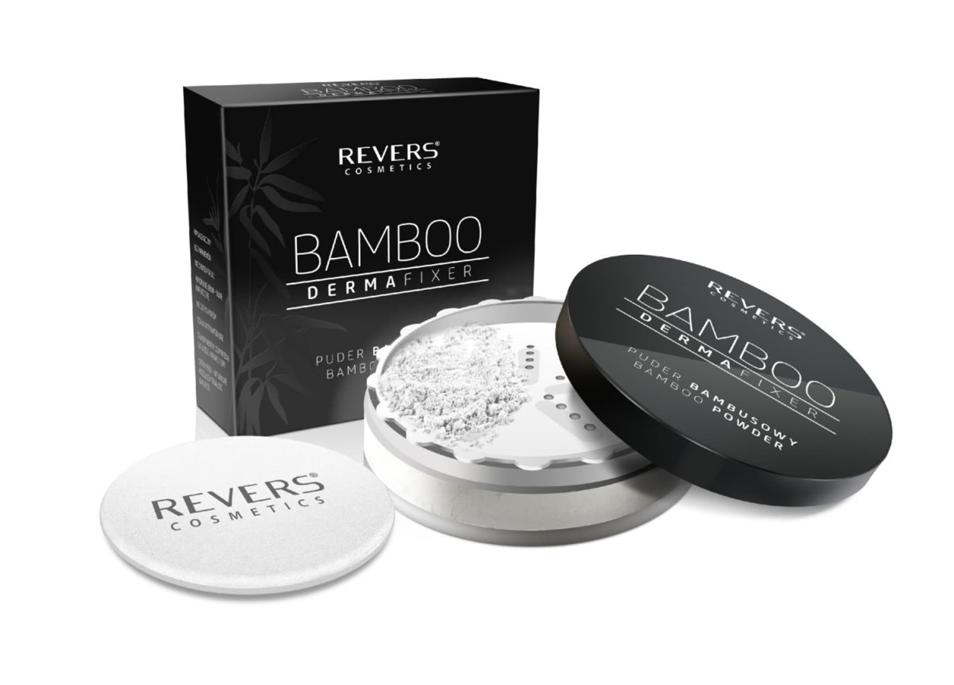 

REVERS Puder Bambusowy do twarzy Bamboo Derma Fixer 8g