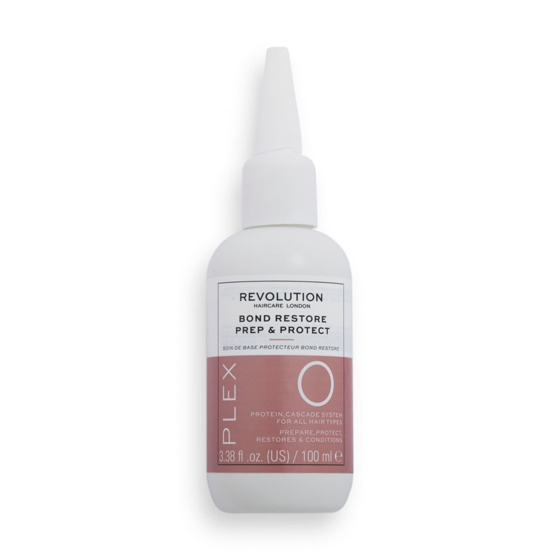 

Revolution Haircare Plex 0 Bond Restore Prep & Protect Baza nawilżająca do włosów 100ml
