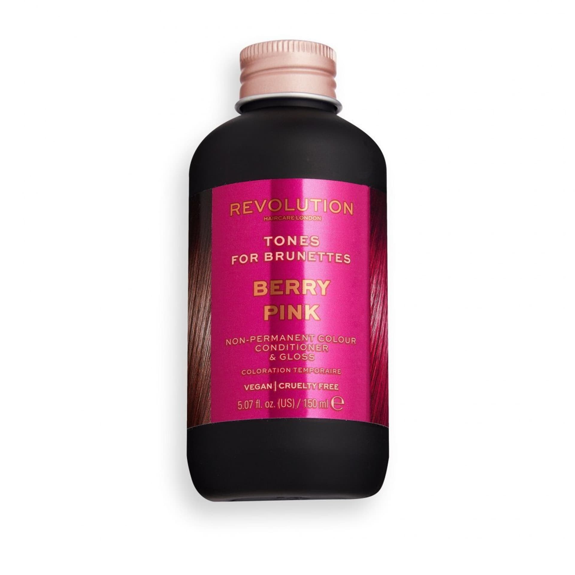 

Revolution Haircare Tones for Brunettes Farba tonująca do włosów ciemnych - Berry Pink 150ml