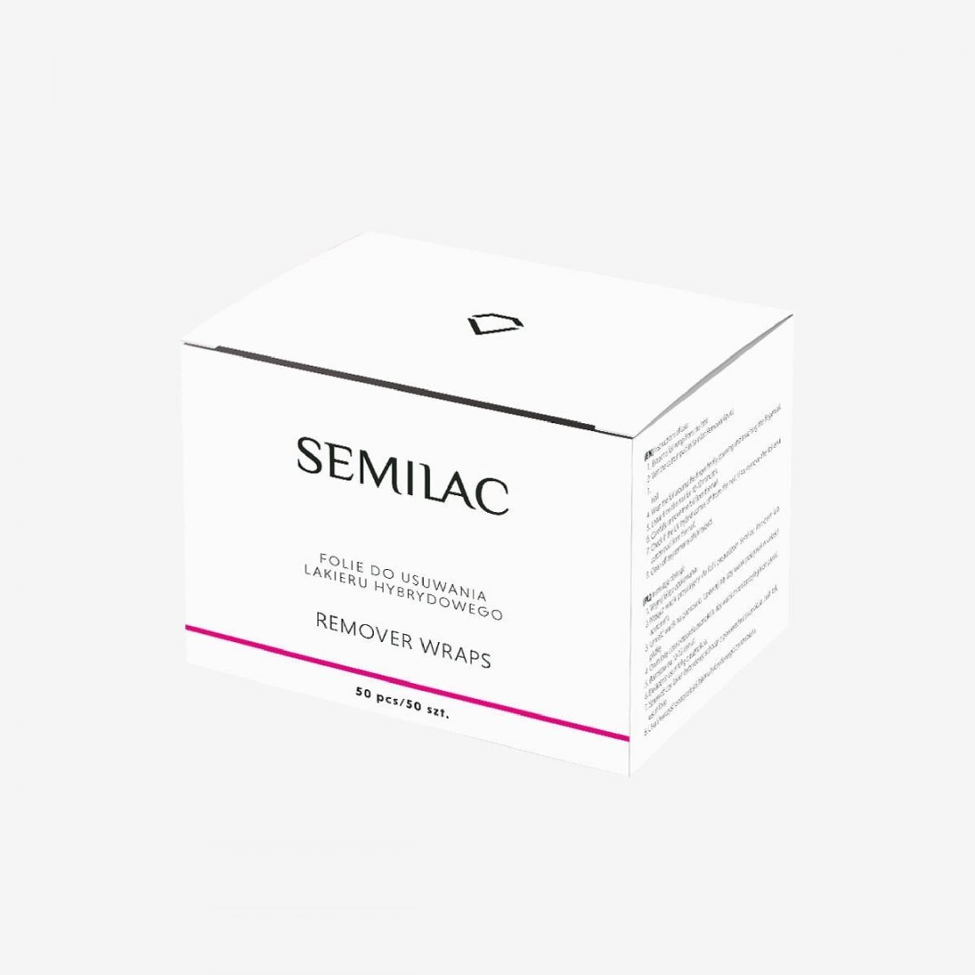 

SEMILAC Folie do usuwania lakieru hybrydowego 1op.- 50szt.