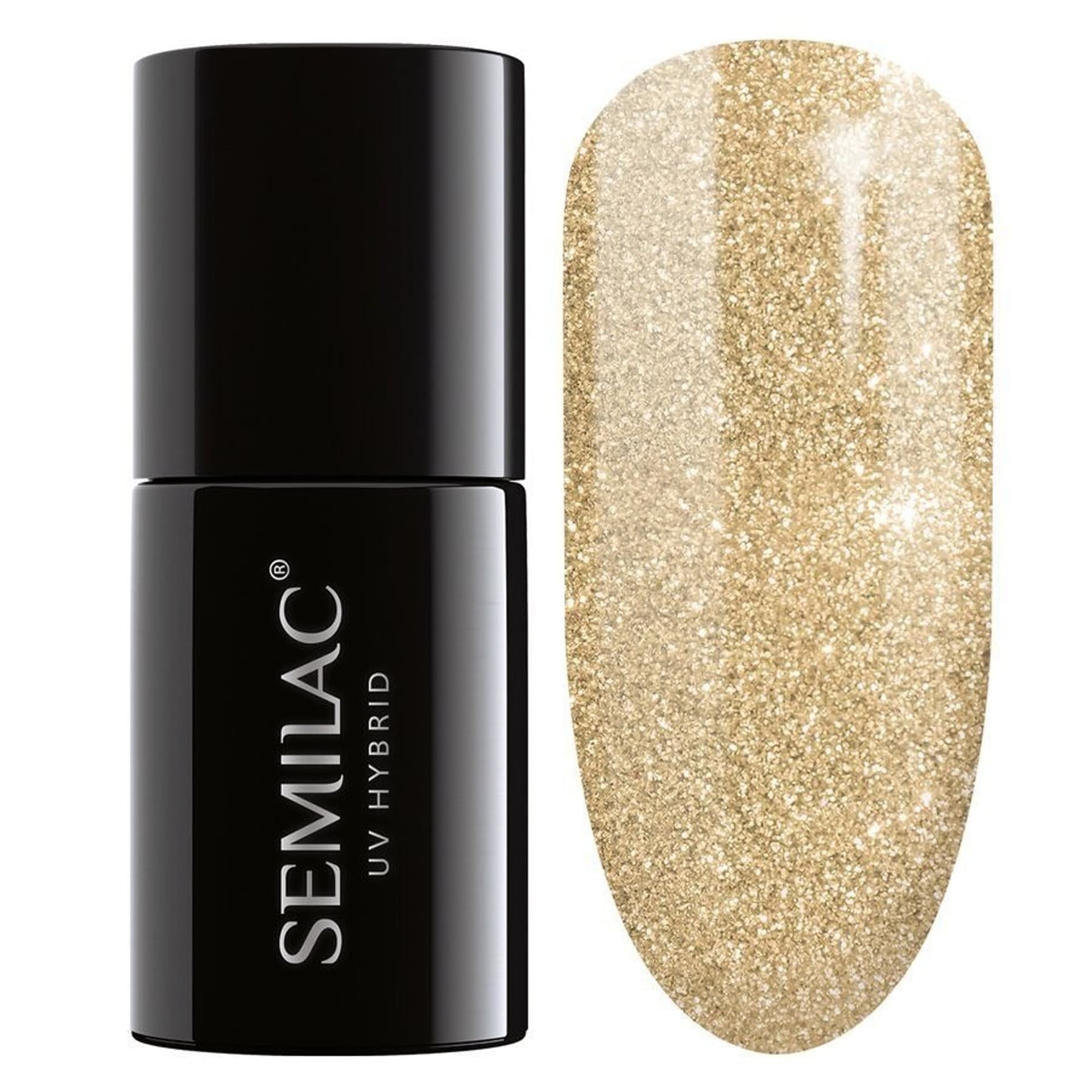 

SEMILAC Lakier hybrydowy 037 Gold Disco - 7 ml