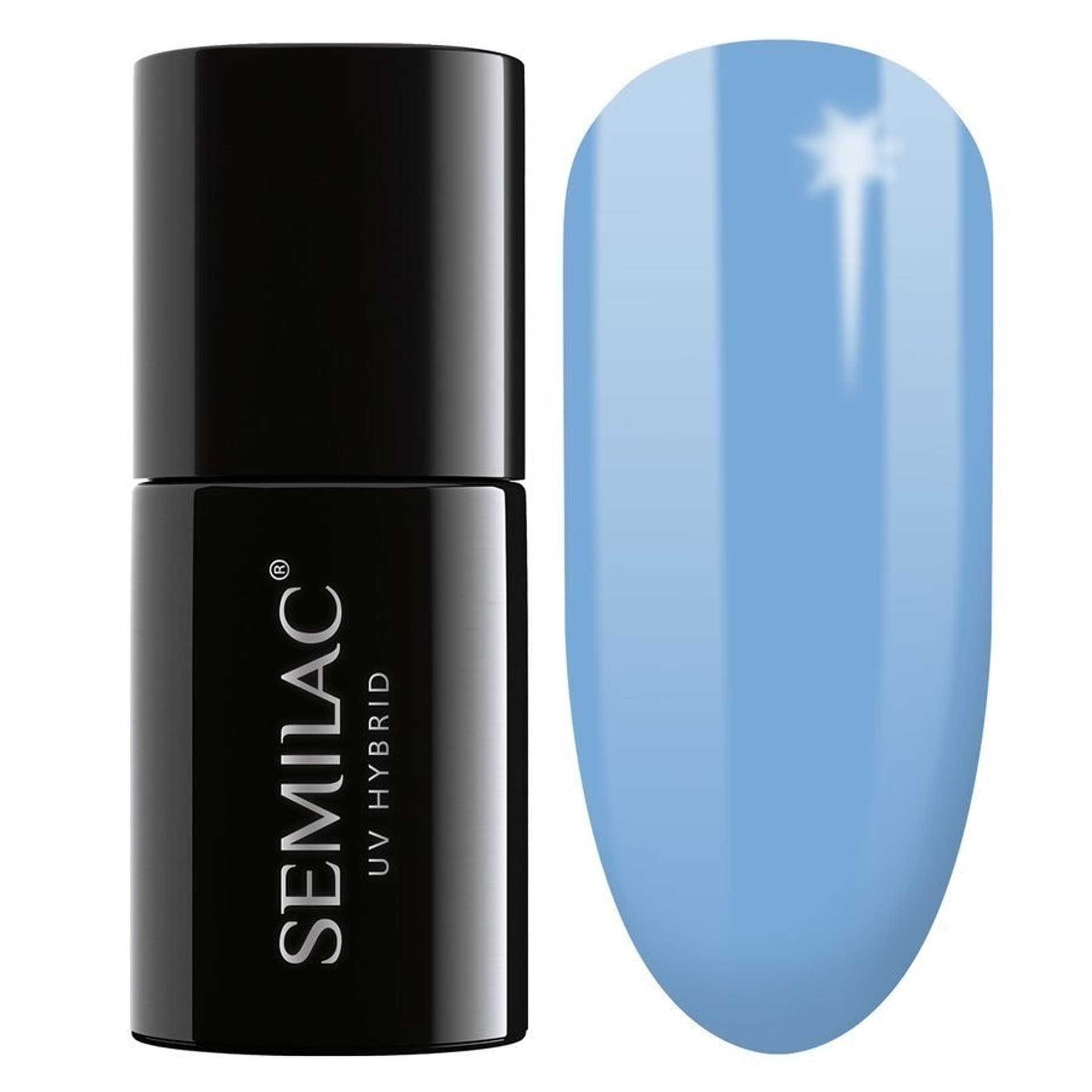 

SEMILAC Lakier hybrydowy 084 Denim Blue - 7 ml
