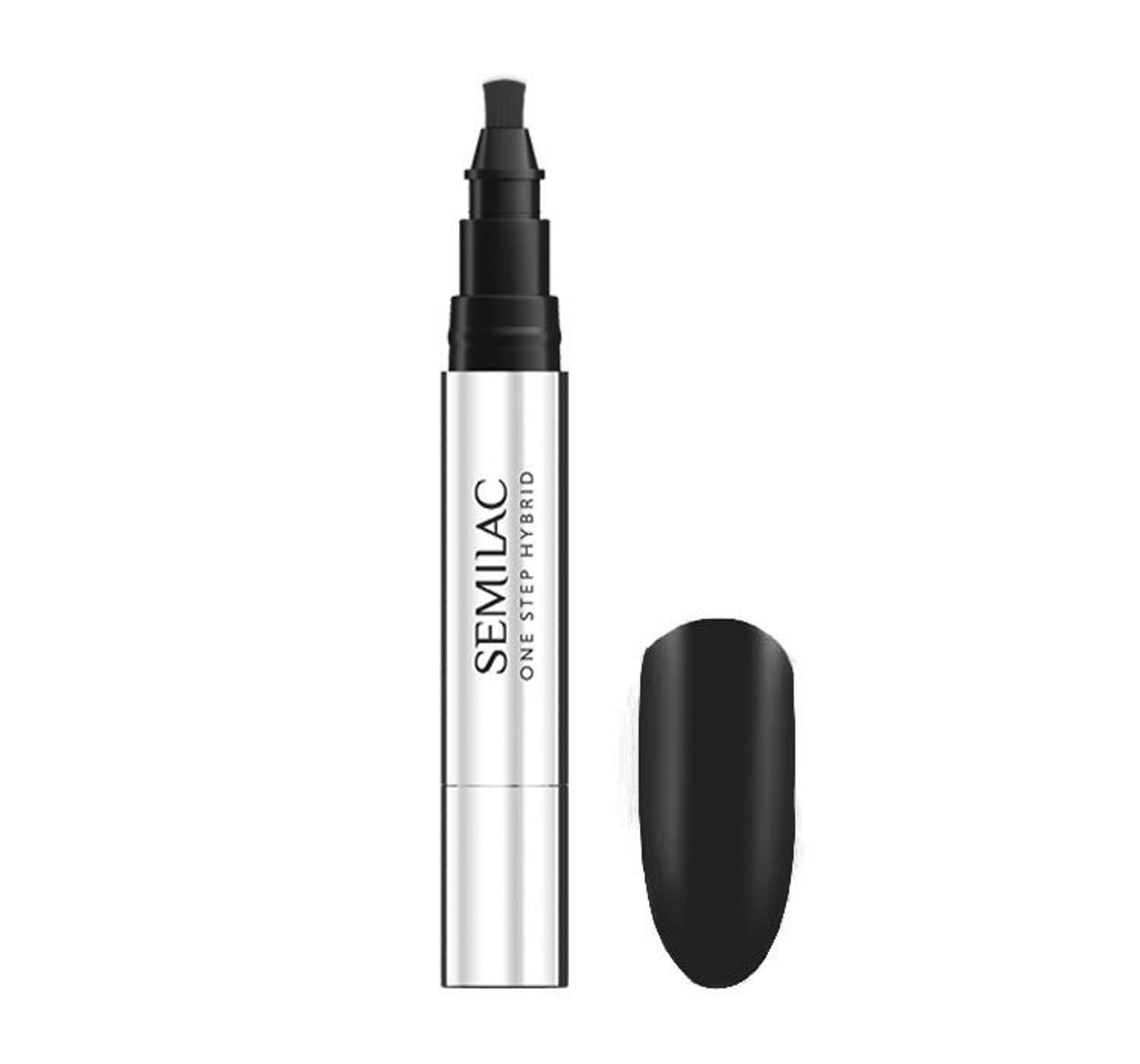 

SEMILAC One Step Marker do paznokci S190 The Black 3ml