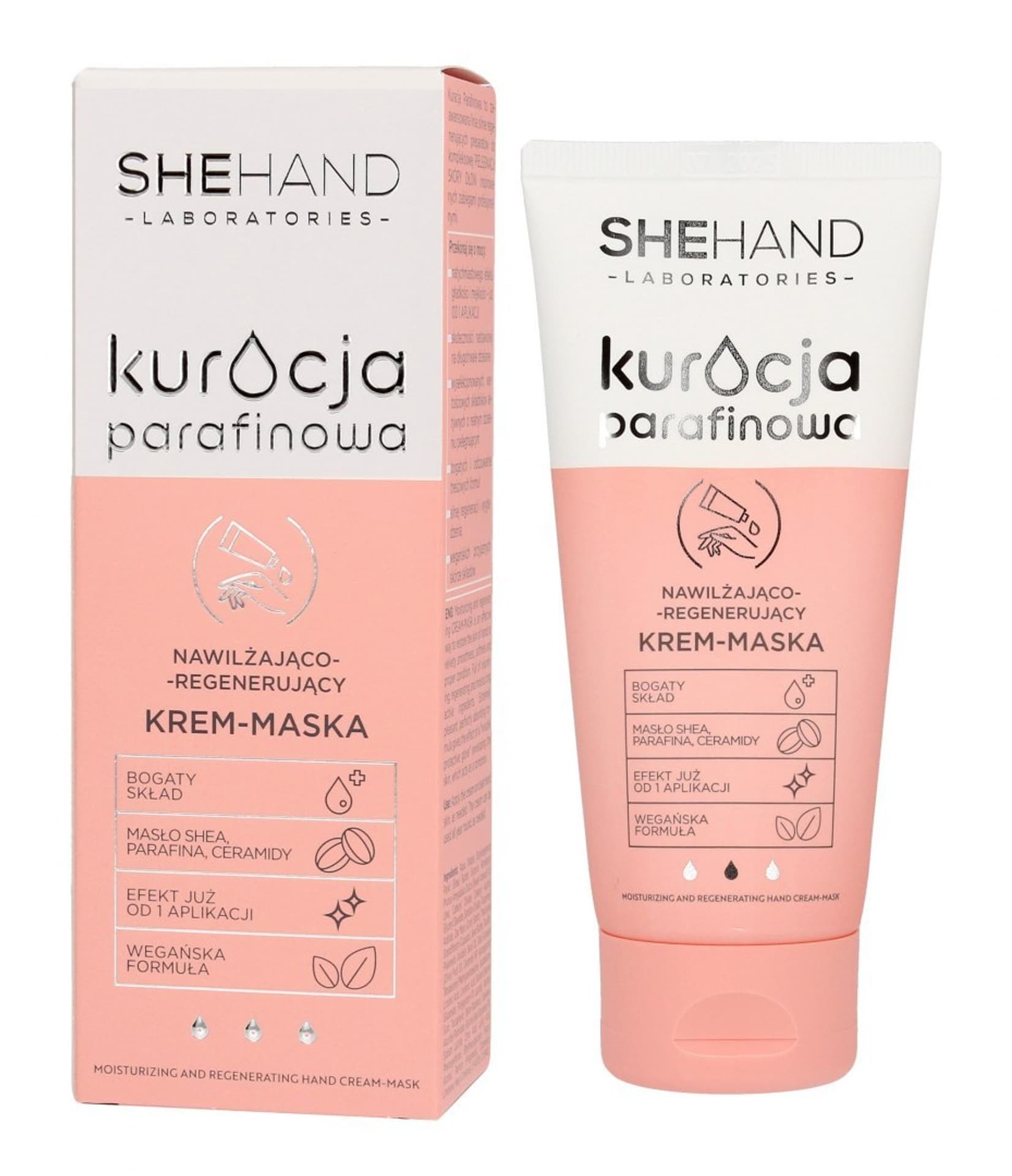 

SheHand Kuracja Parafinowa Nawilżająco - Regenerujący Krem-Maska do dłoni 75ml