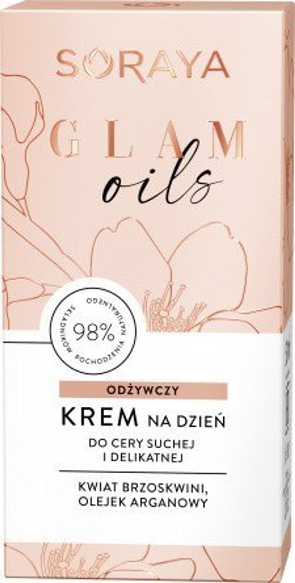 

Soraya Glam Oils Krem odżywczy na dzień - cera delikatna i sucha 50ml