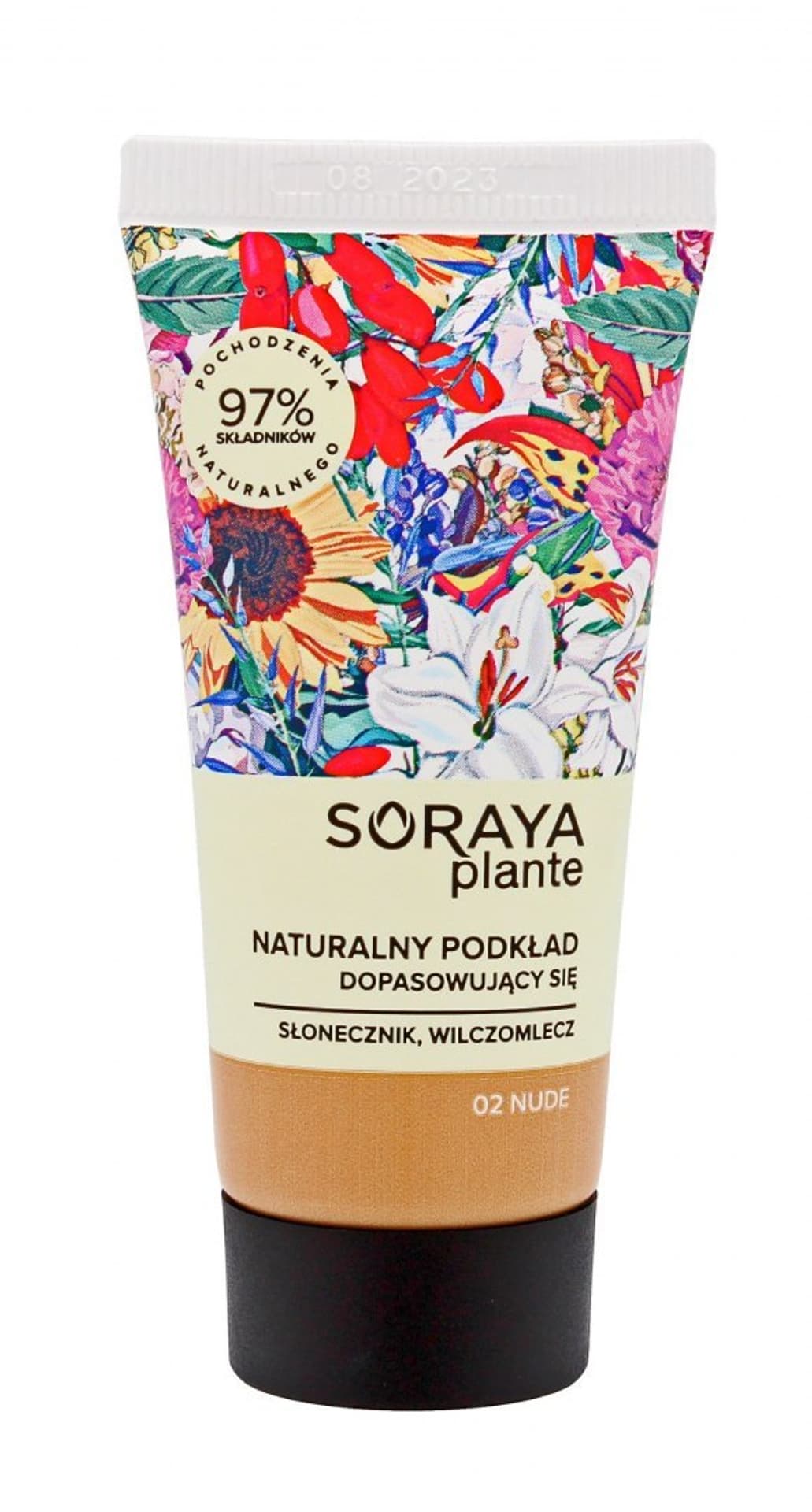 

Soraya Plante Naturalny Podkład dopasowujący się nr 02 Nude 30ml