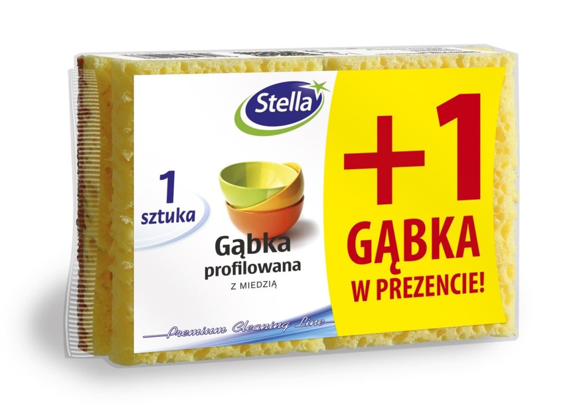 

STELLA Gąbka profilowana z miedzią - 1+1 gratis