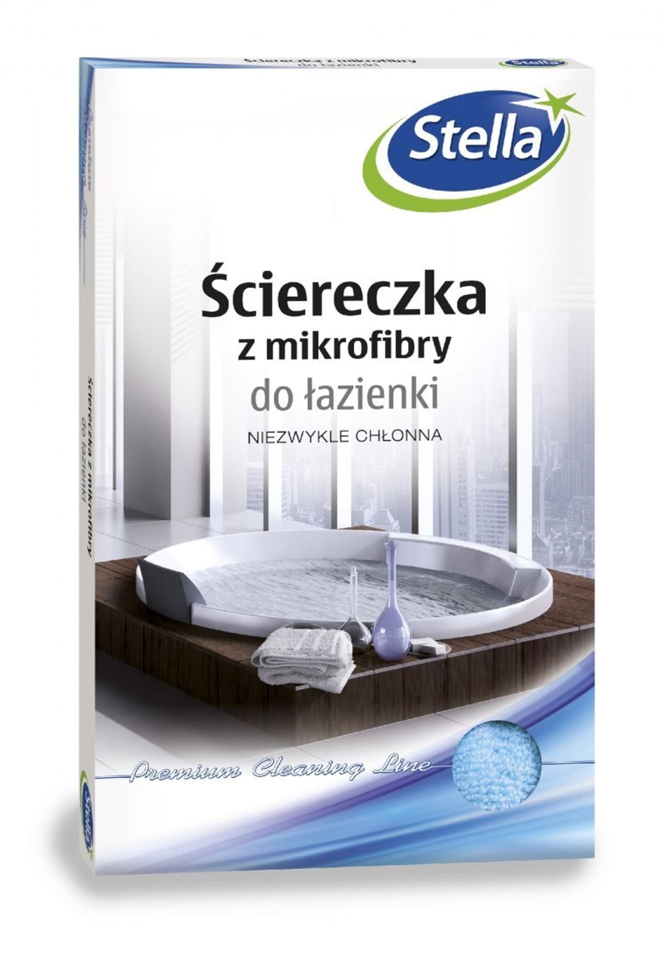 

STELLA Ściereczka z mikrofibry do łazienki - niezwykle chłonna 1szt