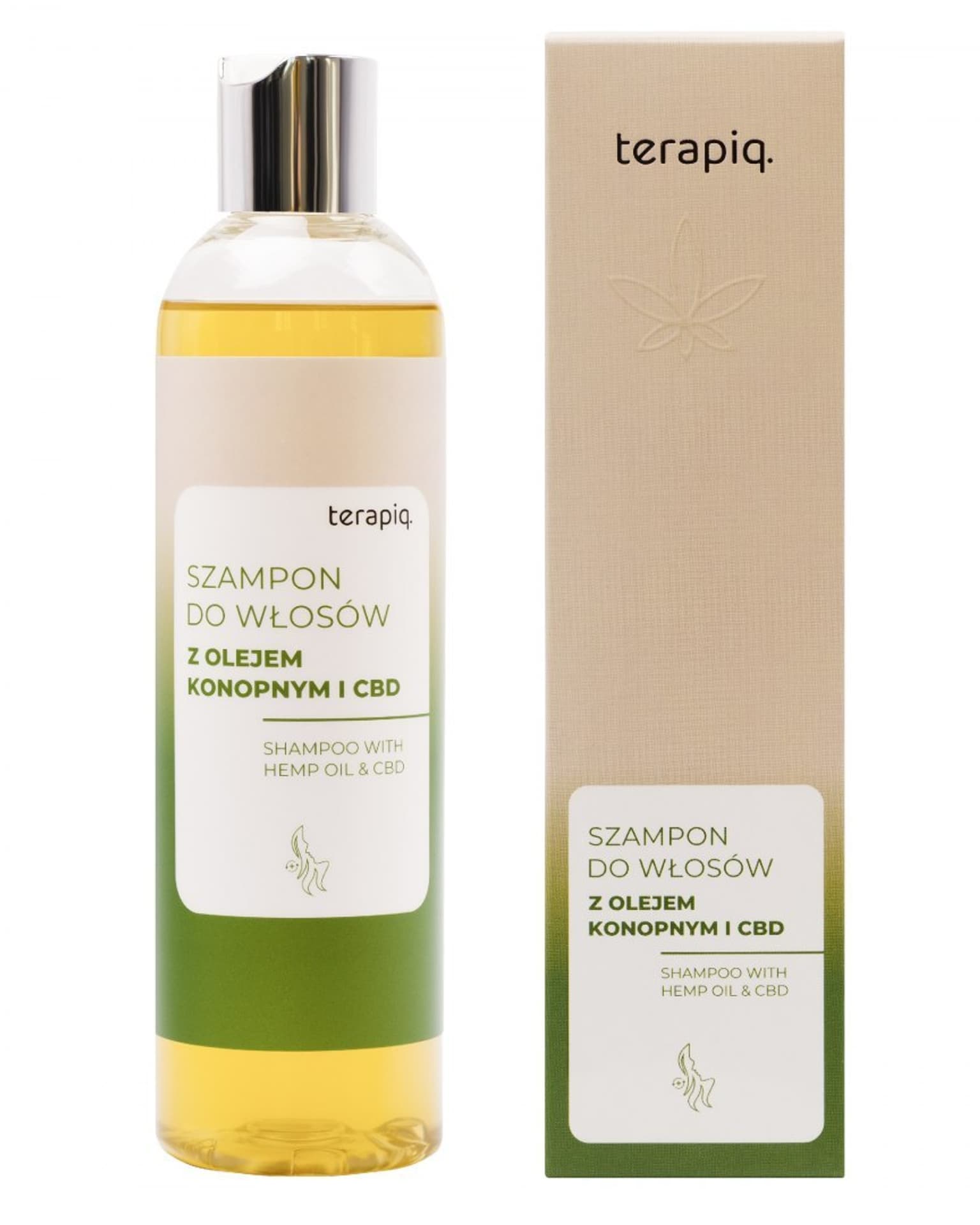 

Terapiq CBD Szampon do włosów z olejem konopnym i CBD 300ml