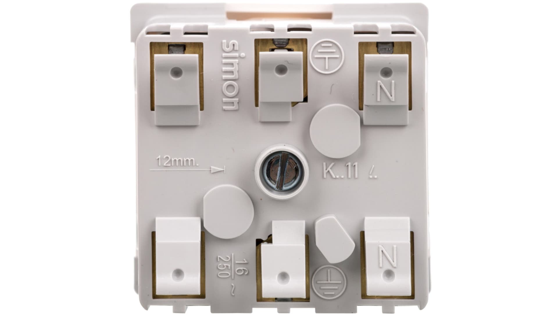 

Simon Connect Gniazdo K45 z schuko 16A/230V szybkozłączki czysta biel K11/9