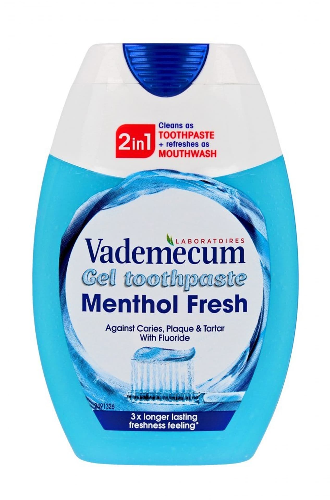 

Vademecum Pasta do zębów w żelu 2w1 - Mentol Fresh 75ml